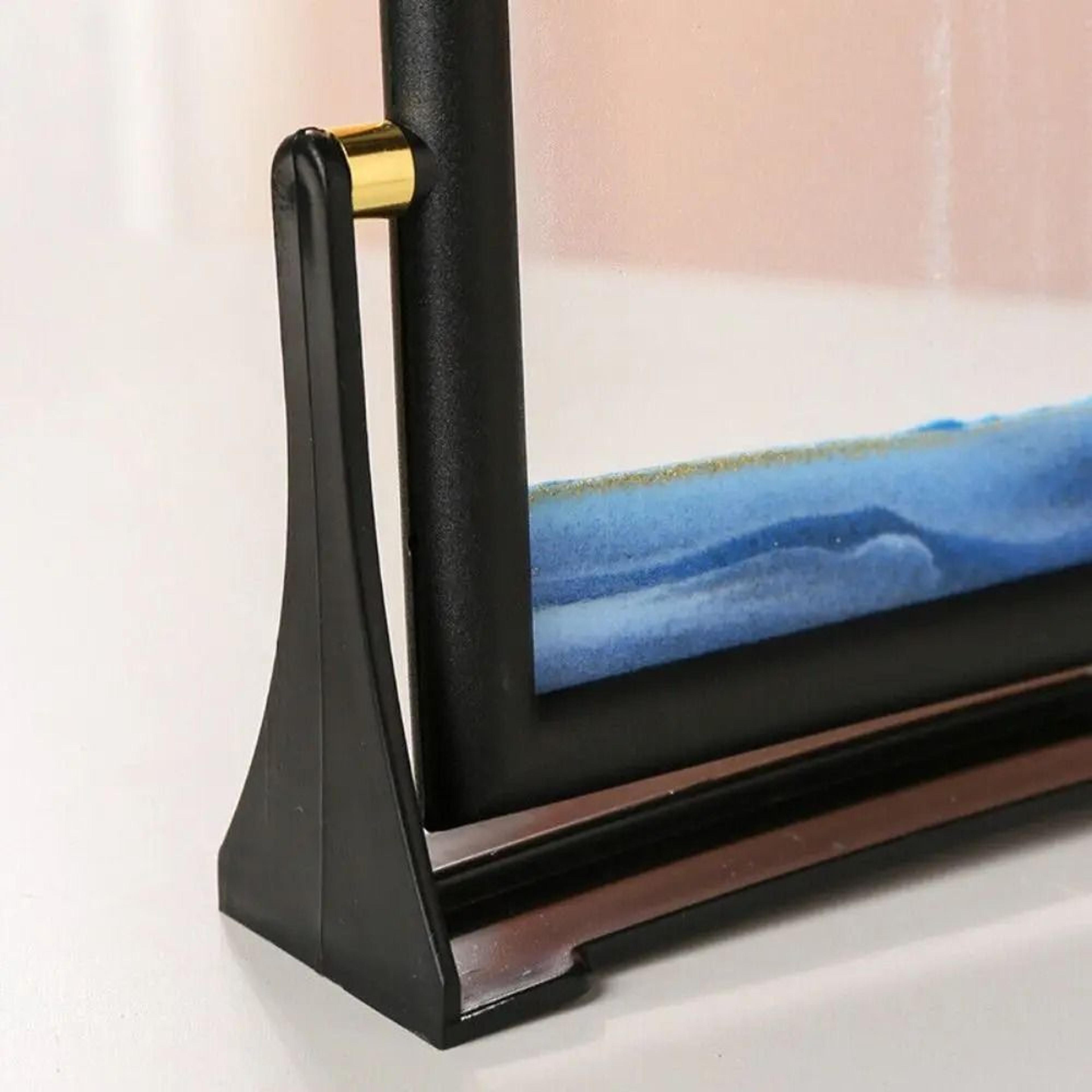 Rotating Moving Sand Art Picture For Relaxing Desk Home Decor 9
