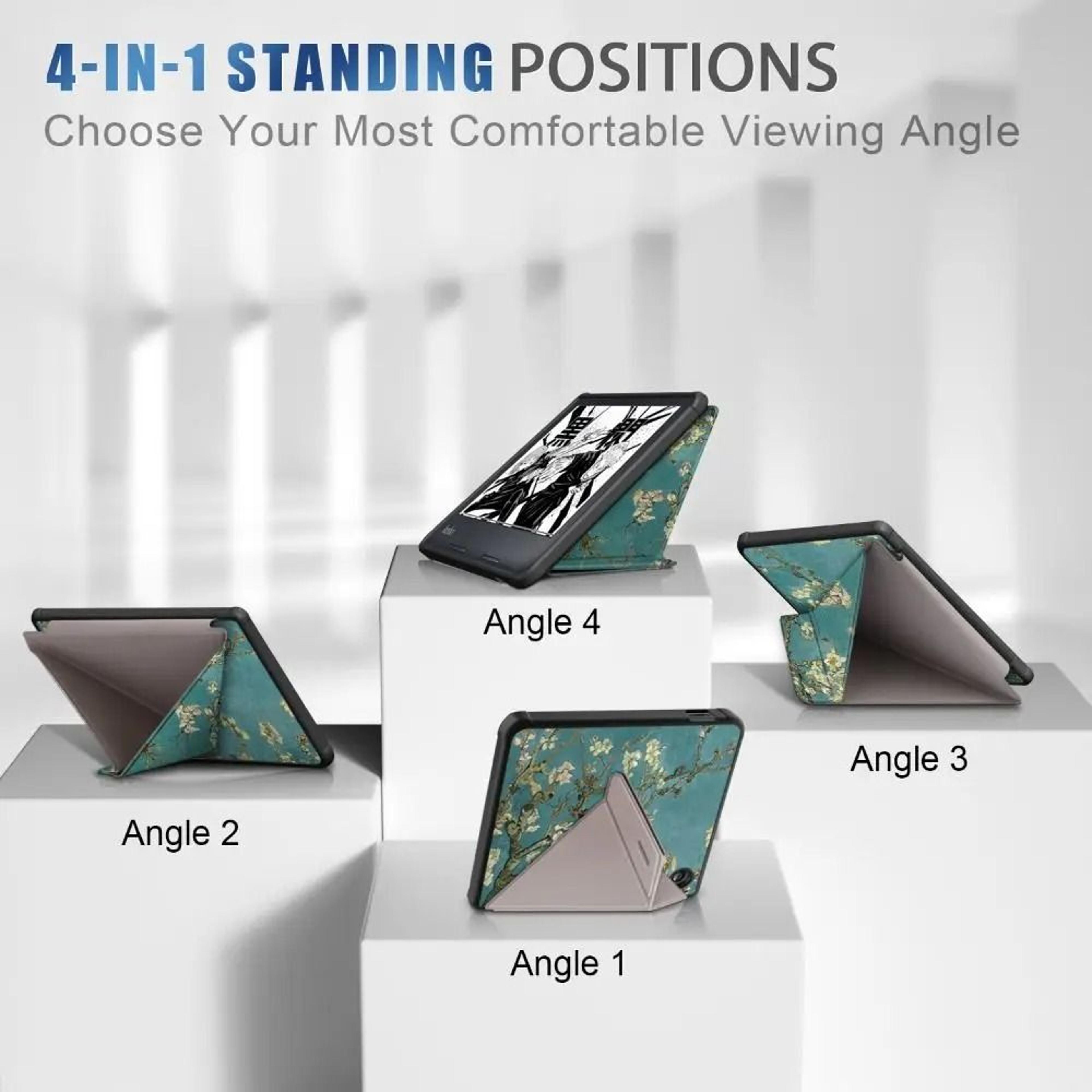 Protective Origami Stand Case For Kobo Libra H2O N873 Reader 12