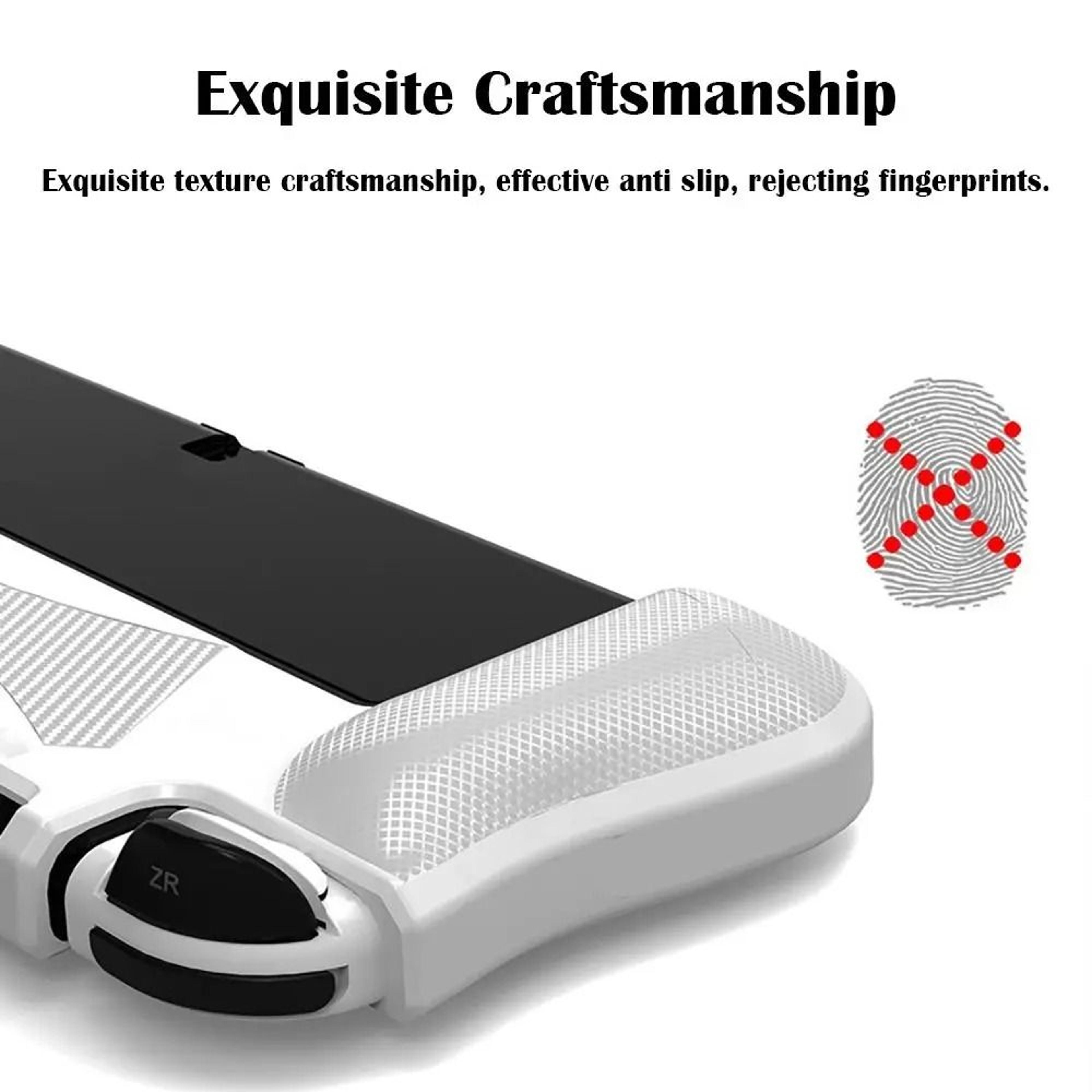 Dockable Ergonomic Grip Case For Nintendo Switch OLED Console Protection 6
