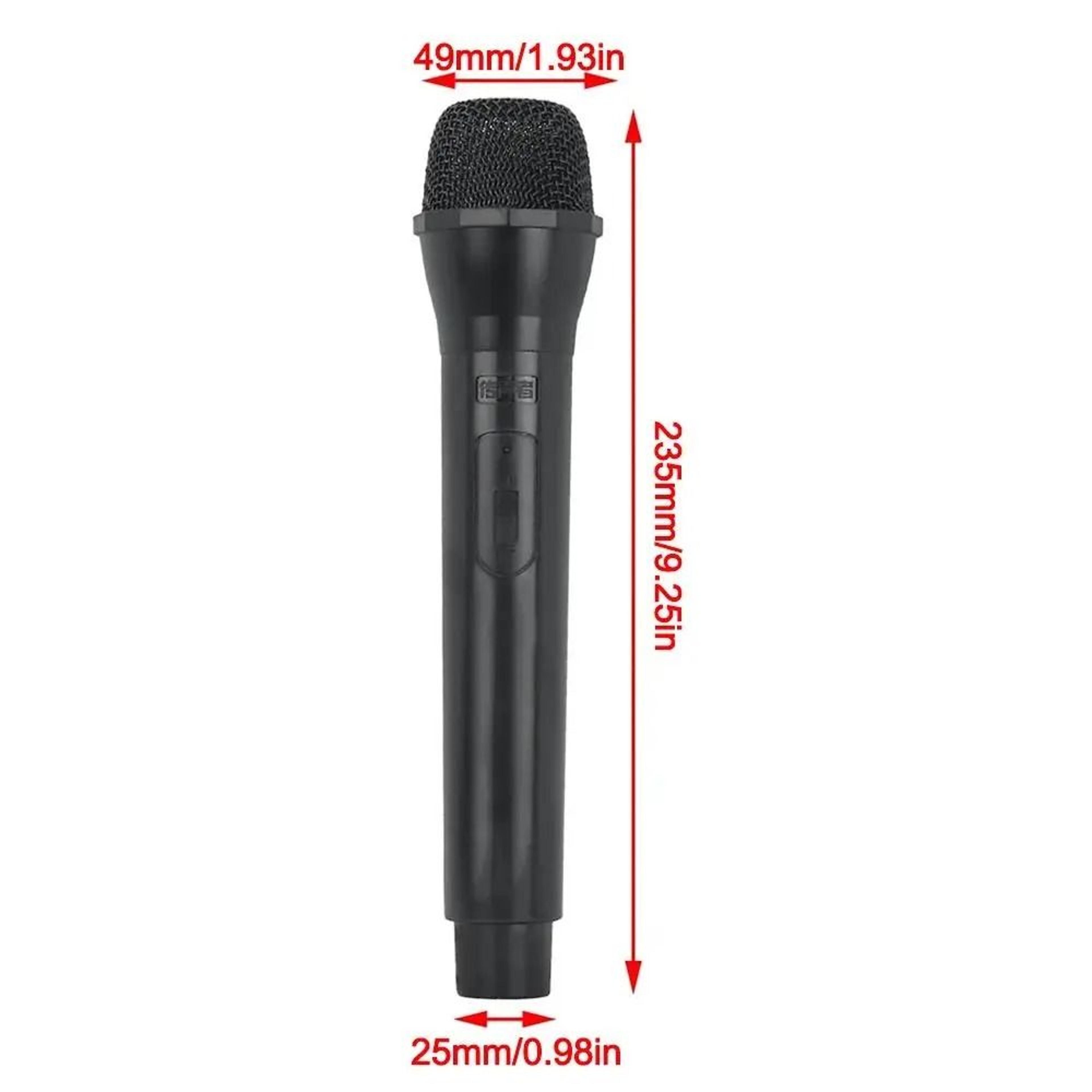 Lightweight Plastic Microphone Prop For Karaoke Costumes And Speech Practice 6
