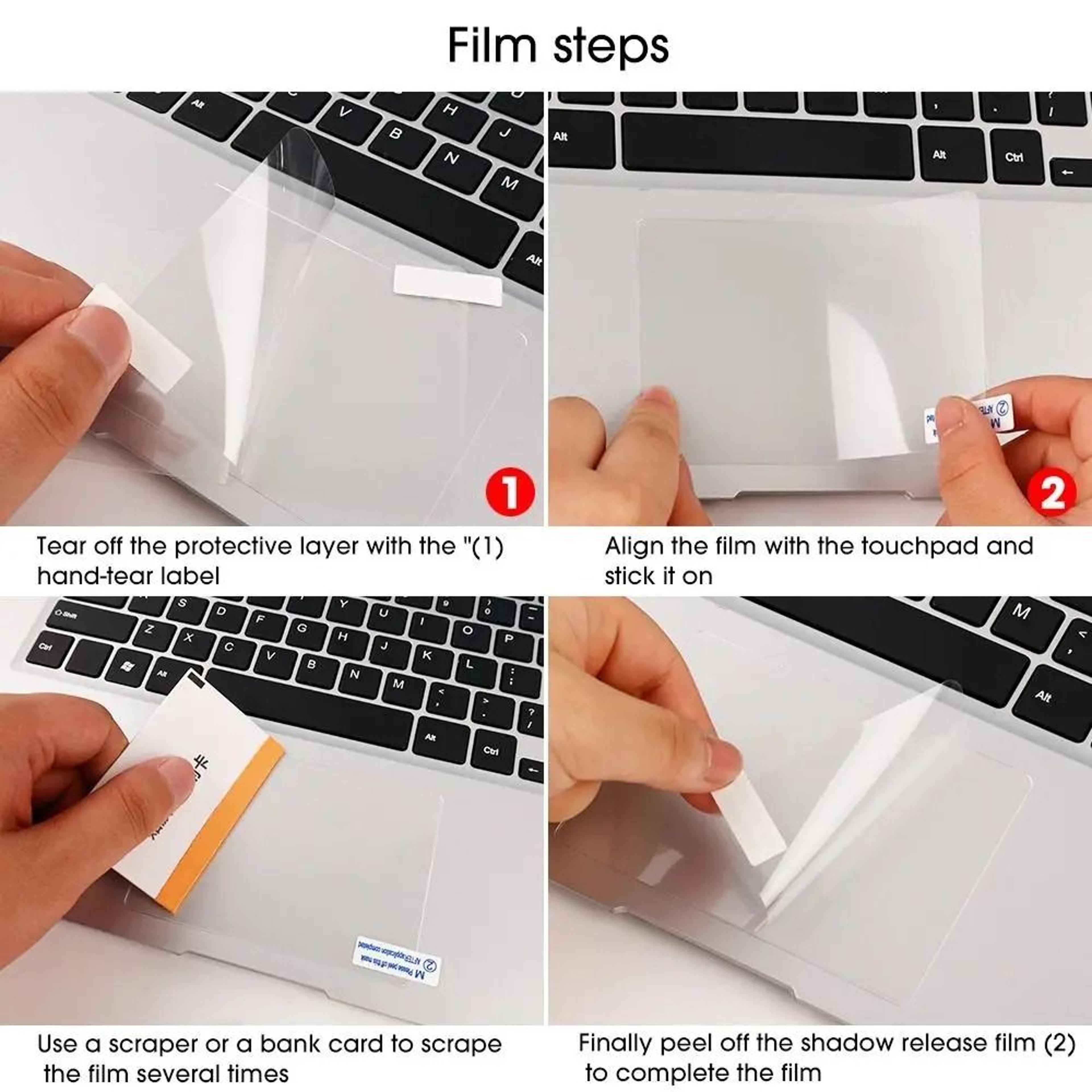Clear MacBook Trackpad Protector Film For Scratch Resistant Daily Use 7