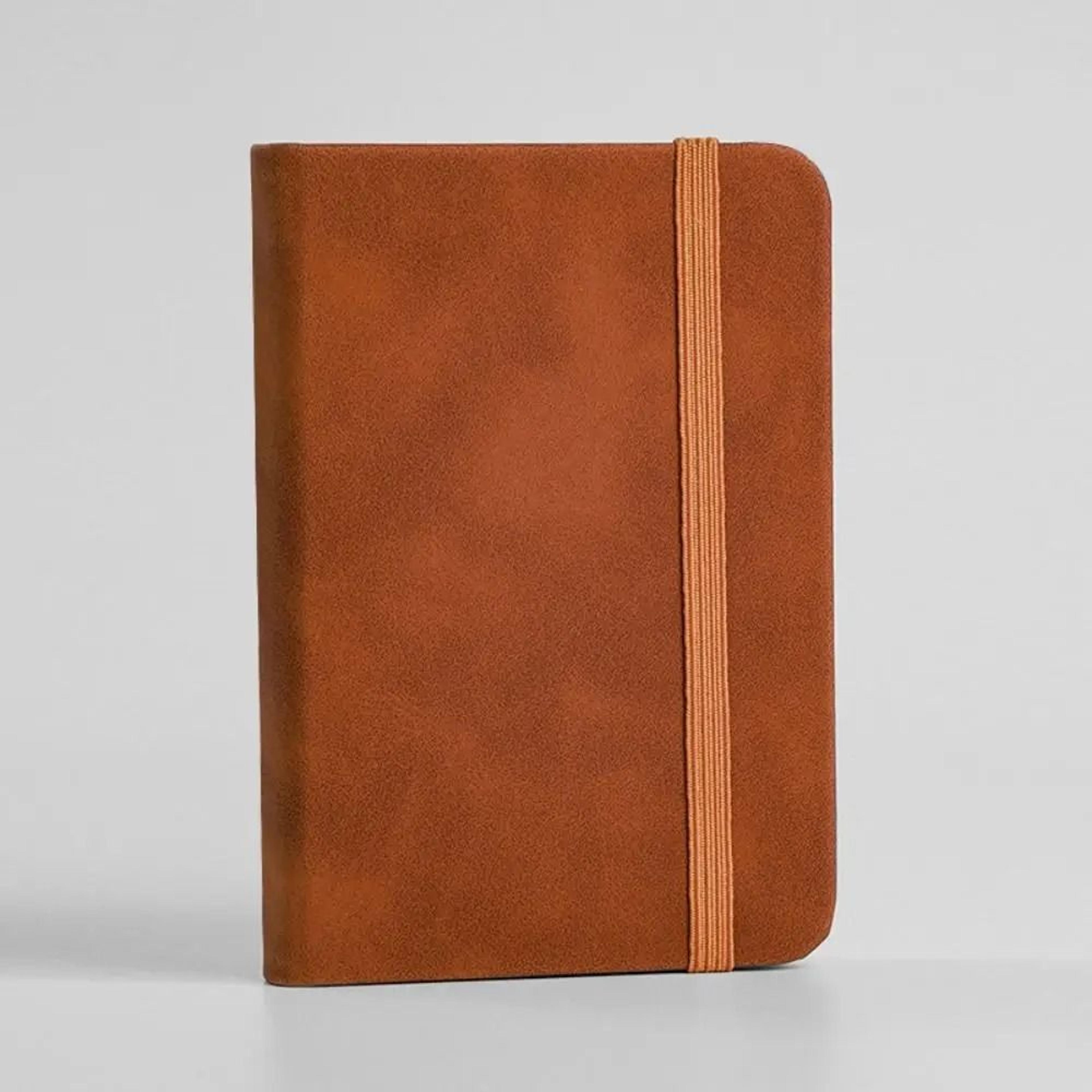 Portable A7 Pocket Notebook With PU Cover Mini Memo Pad 4