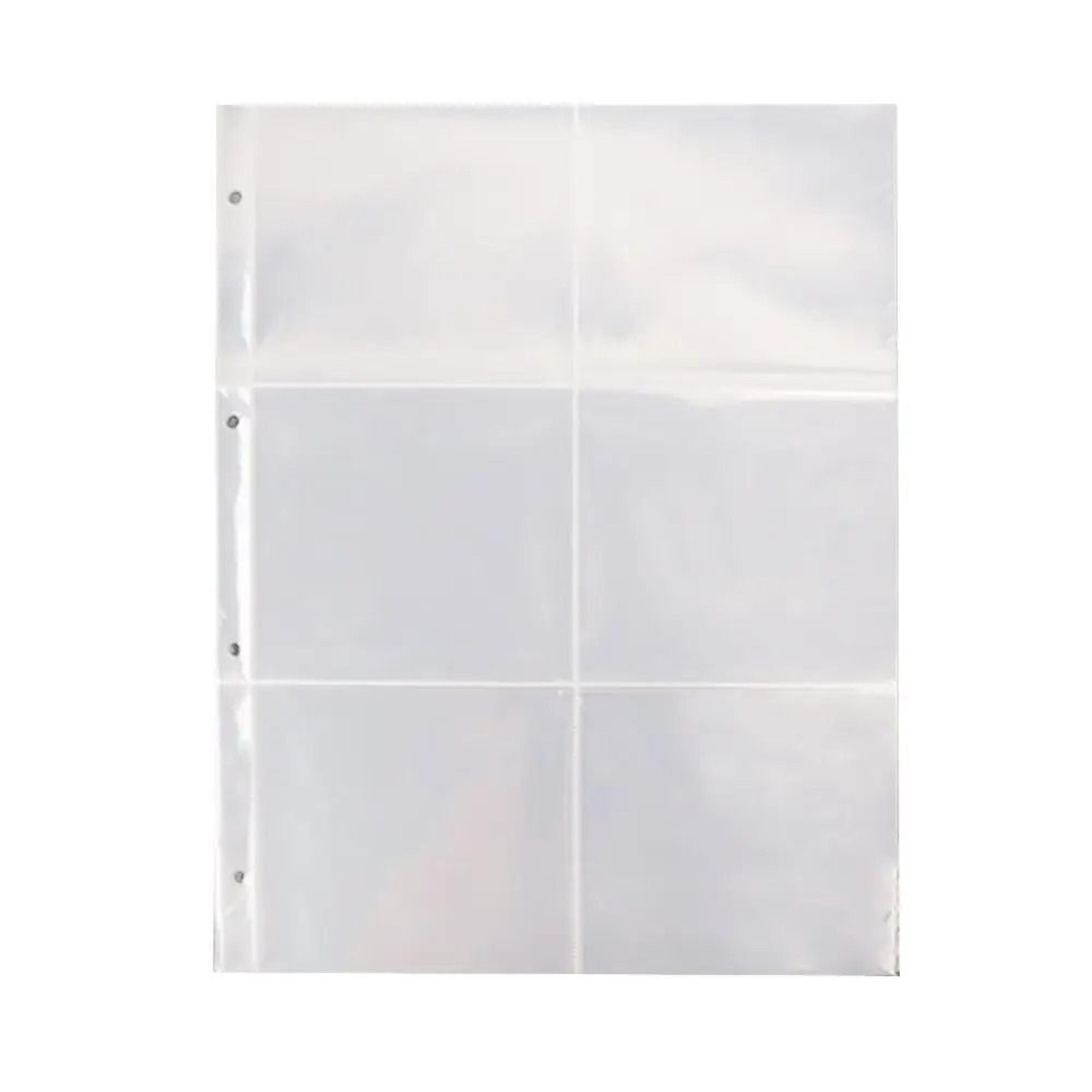 A4 Clear Photo Album Refill Pages For Four Ring Binder 4