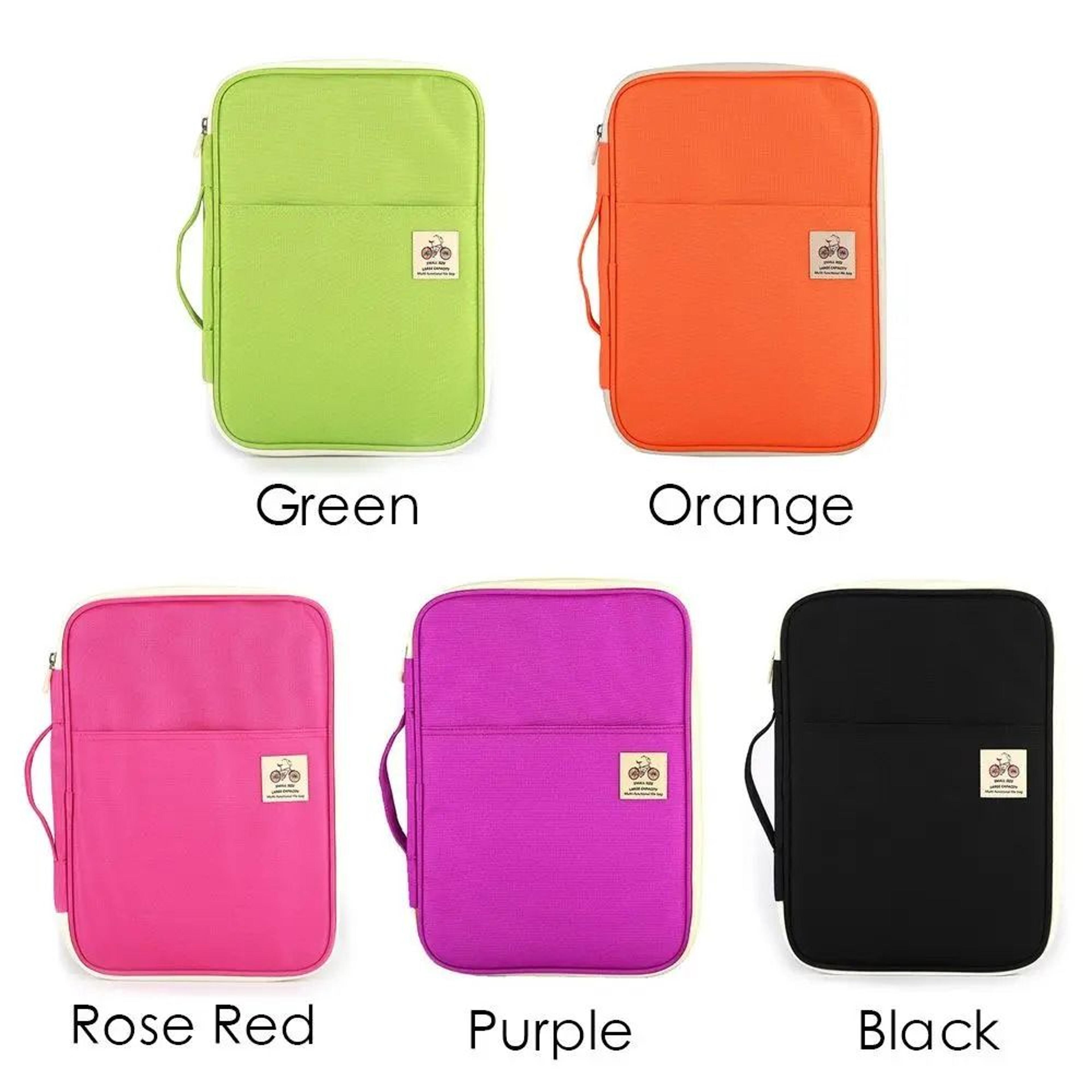 Travel A4 Zipped Portfolio And Conference Document Organizer 7
