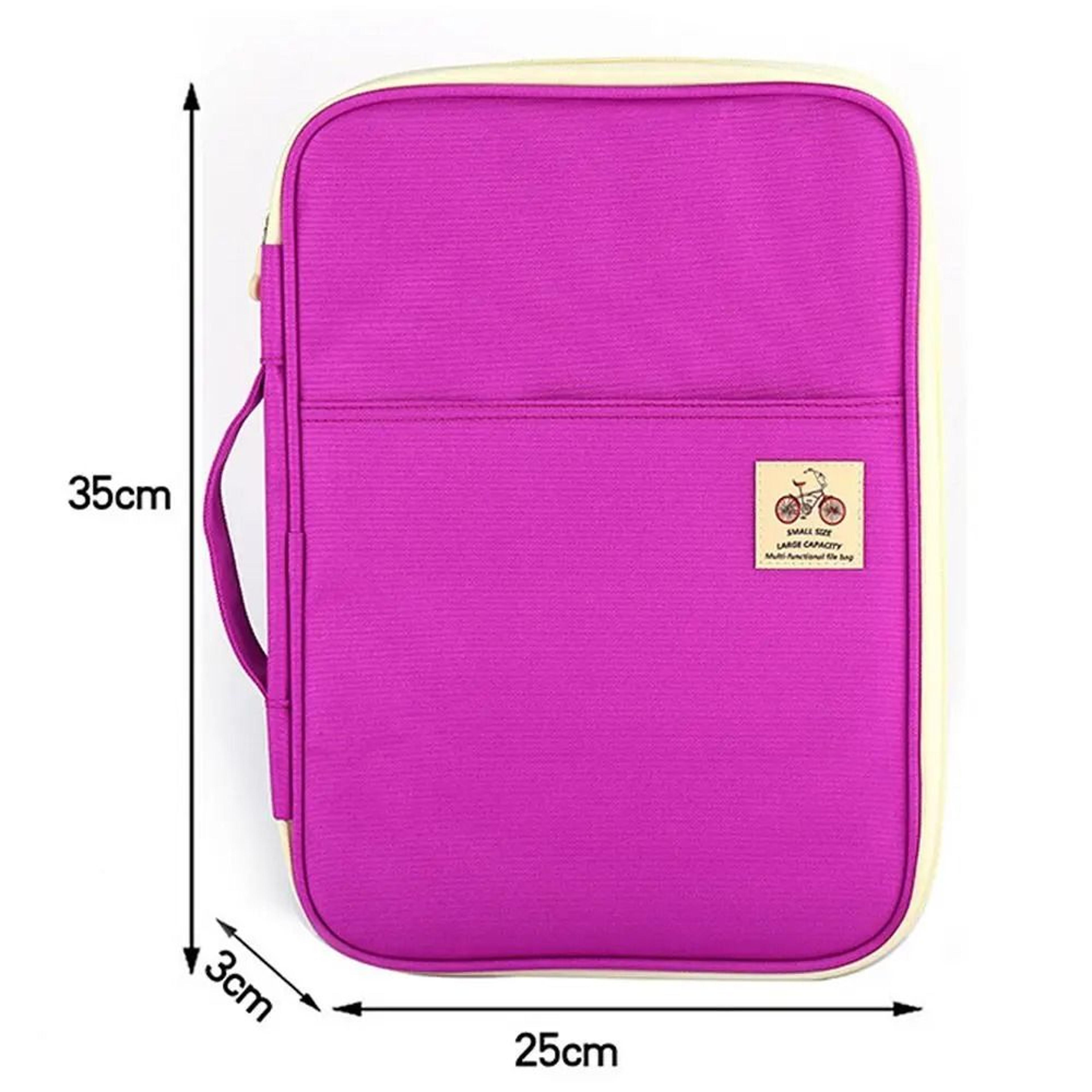 Travel A4 Zipped Portfolio And Conference Document Organizer 6
