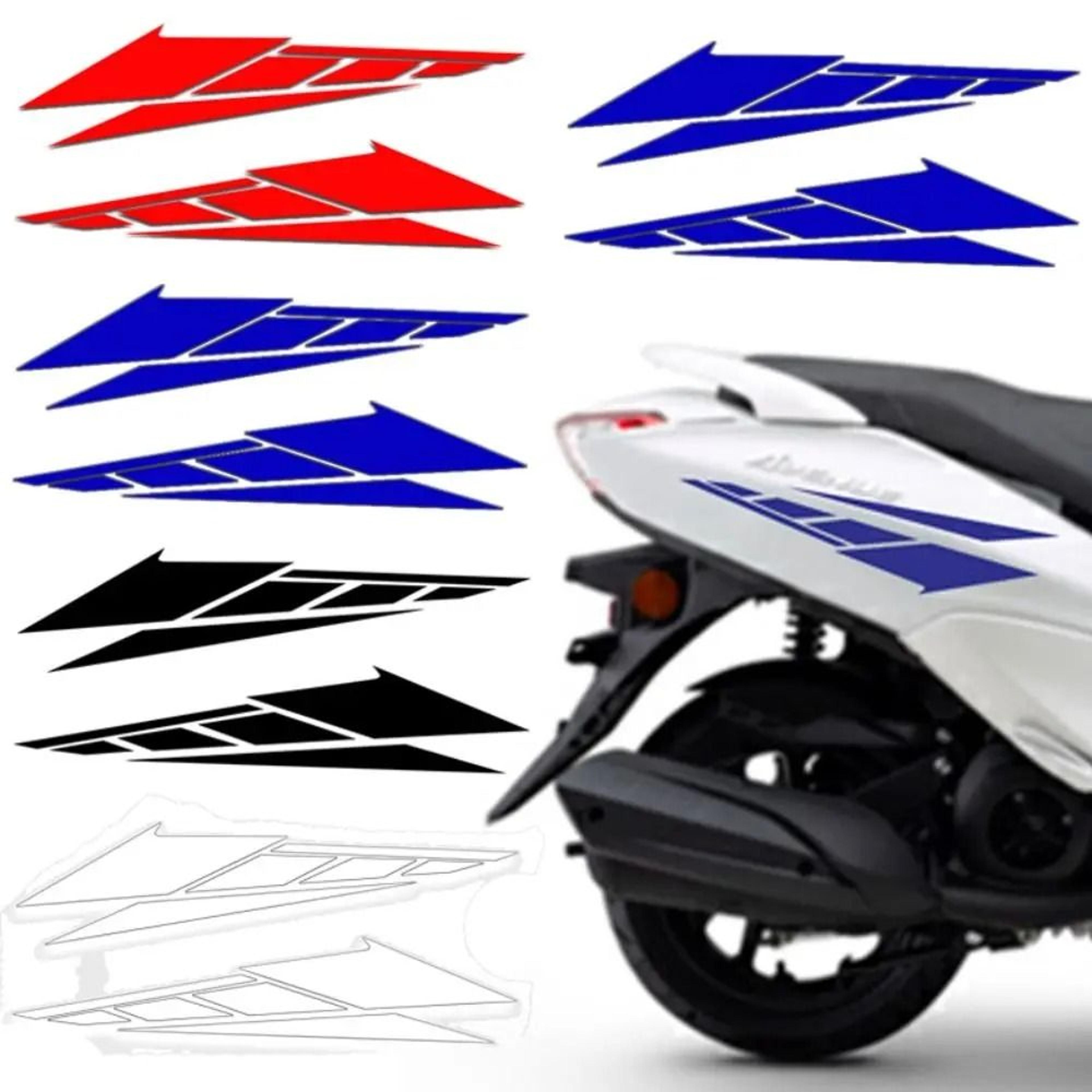 Multicolor PET Motorcycle Tail Box Decorative Sticker 0