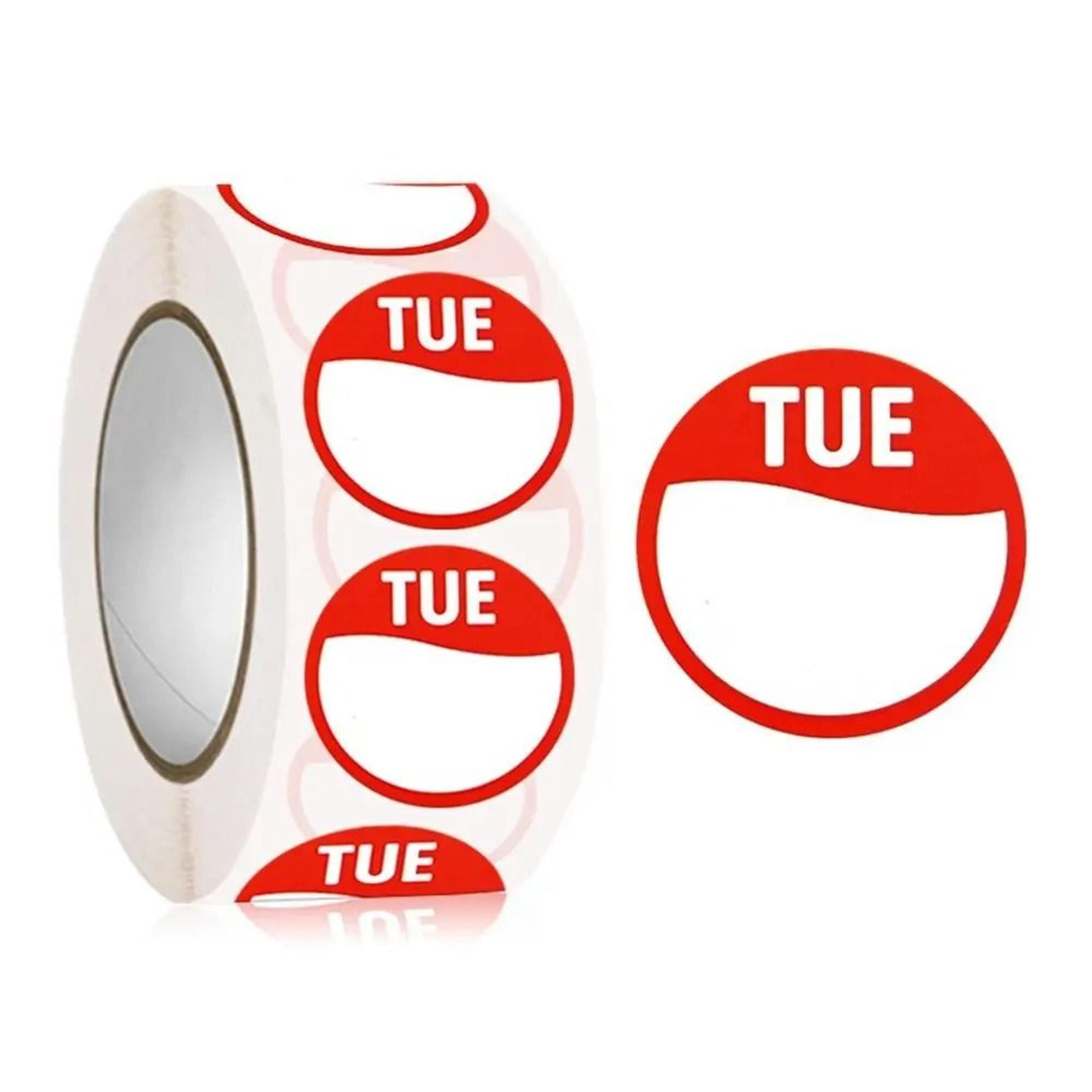 Removable Day Of Week Food Rotation Labels Roll 2