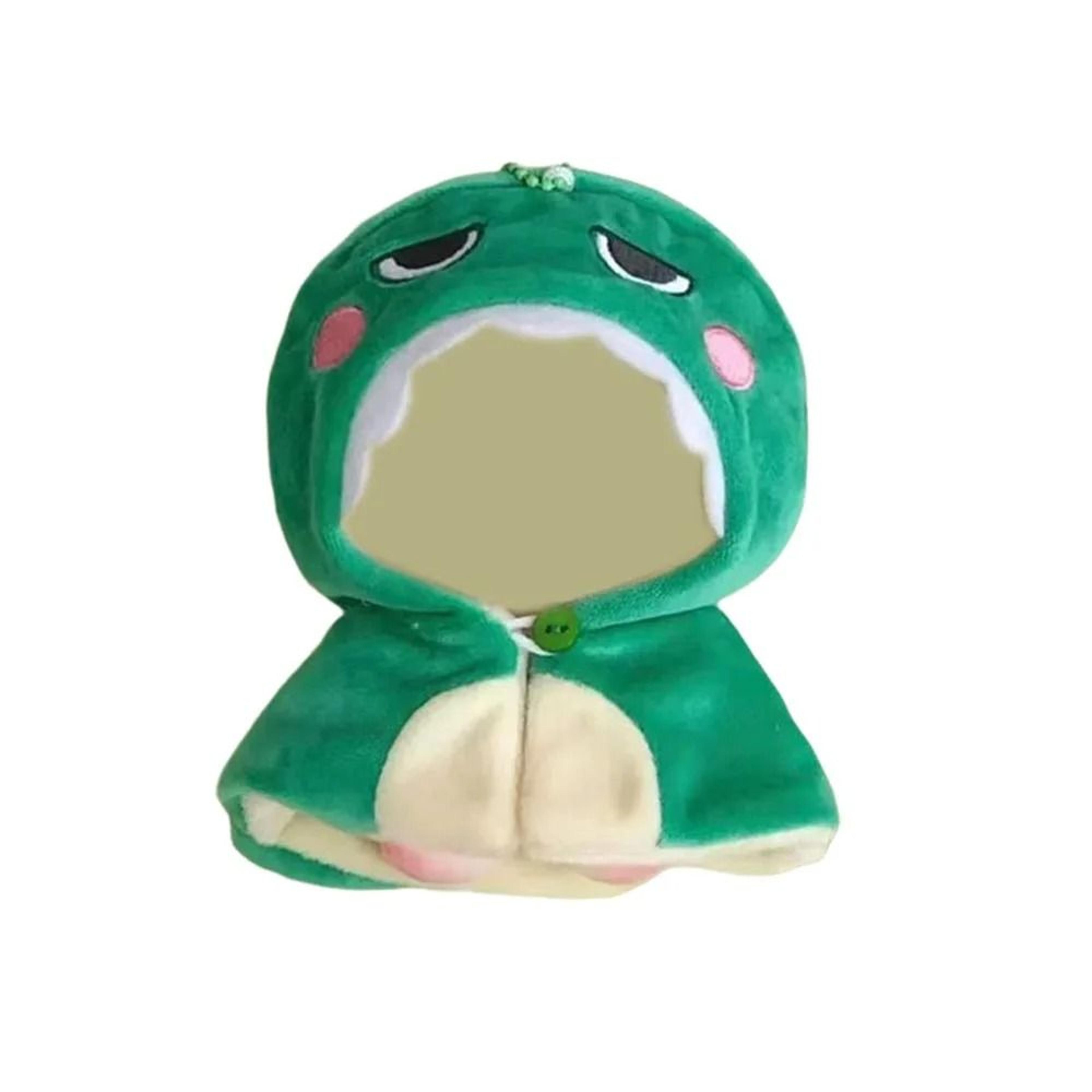 Cute Animal Doll Head Cover And Detachable Hat Accessory 5