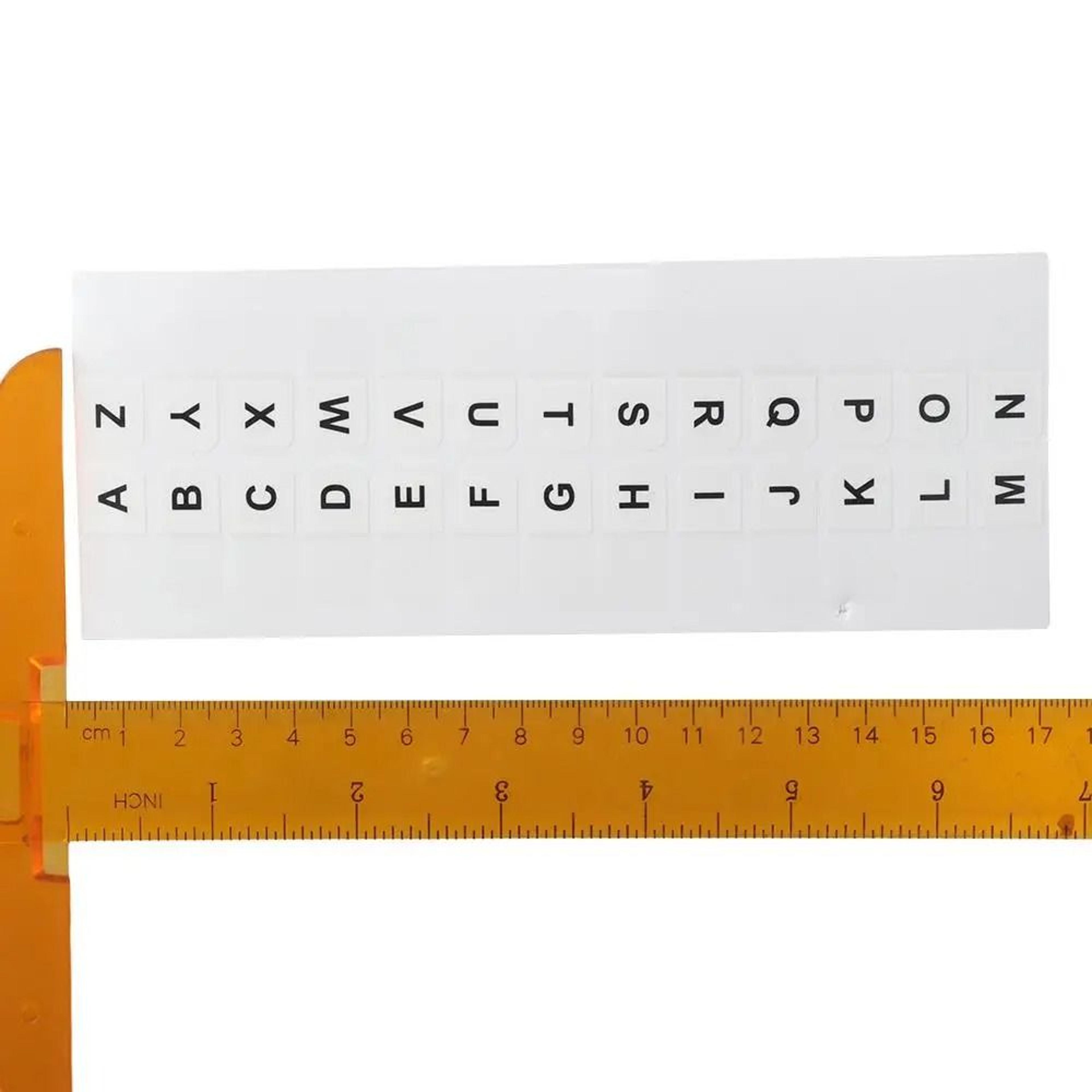 208 Piece White Alphabet Sticky Index Tabs For Books And Files 1