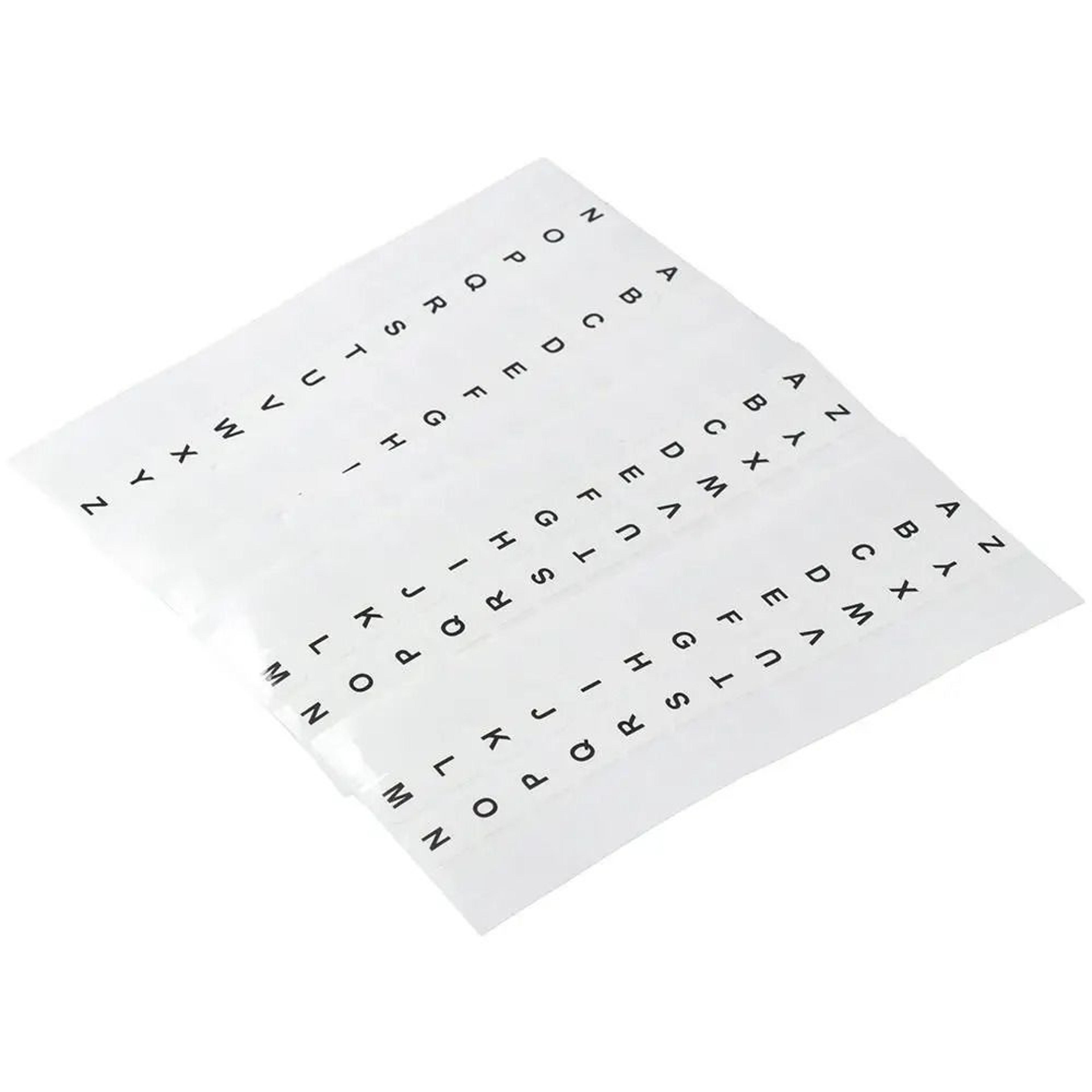 208 Piece White Alphabet Sticky Index Tabs For Books And Files 2