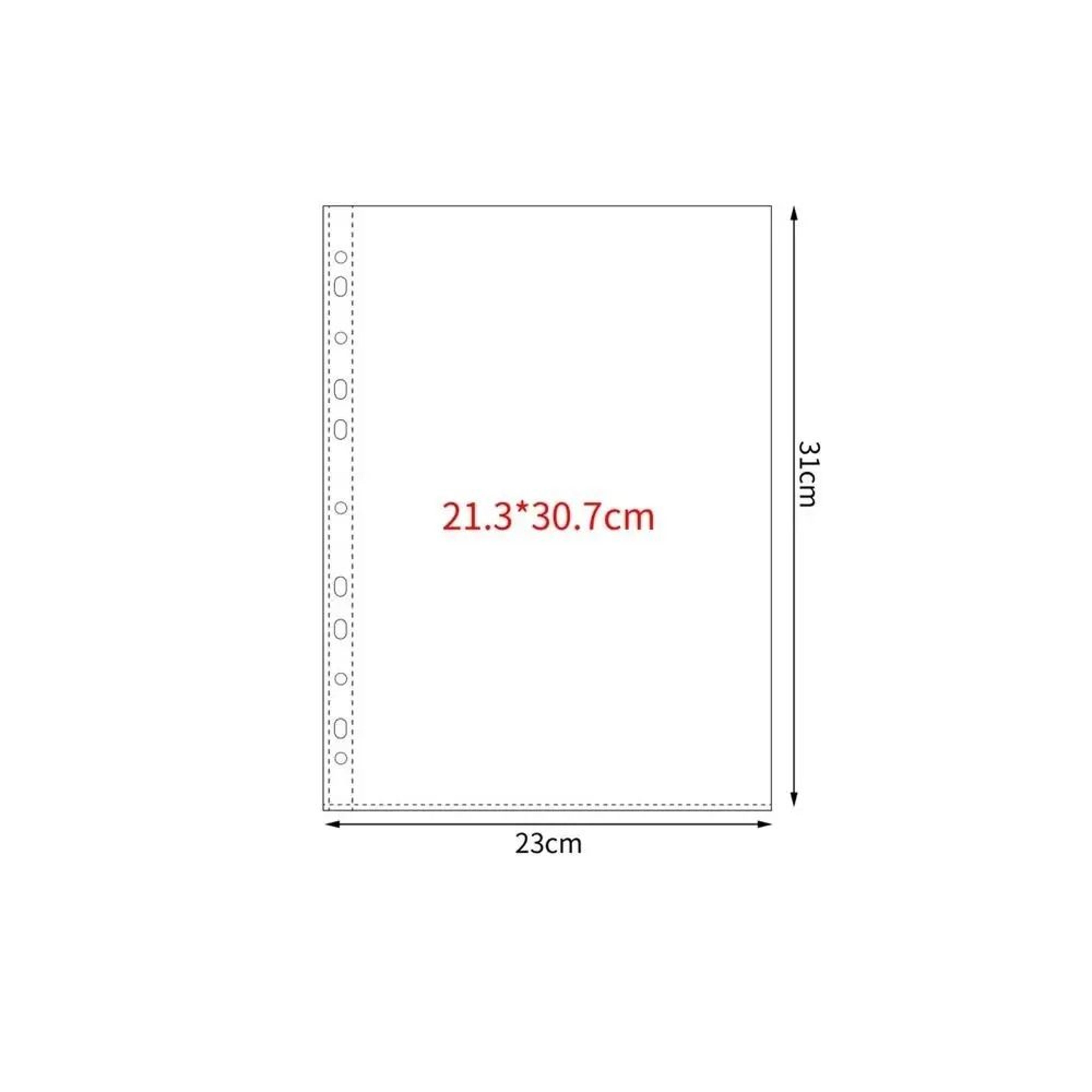 A4 Acid Free PP Multipocket Photocard Binder Refill Pages 1