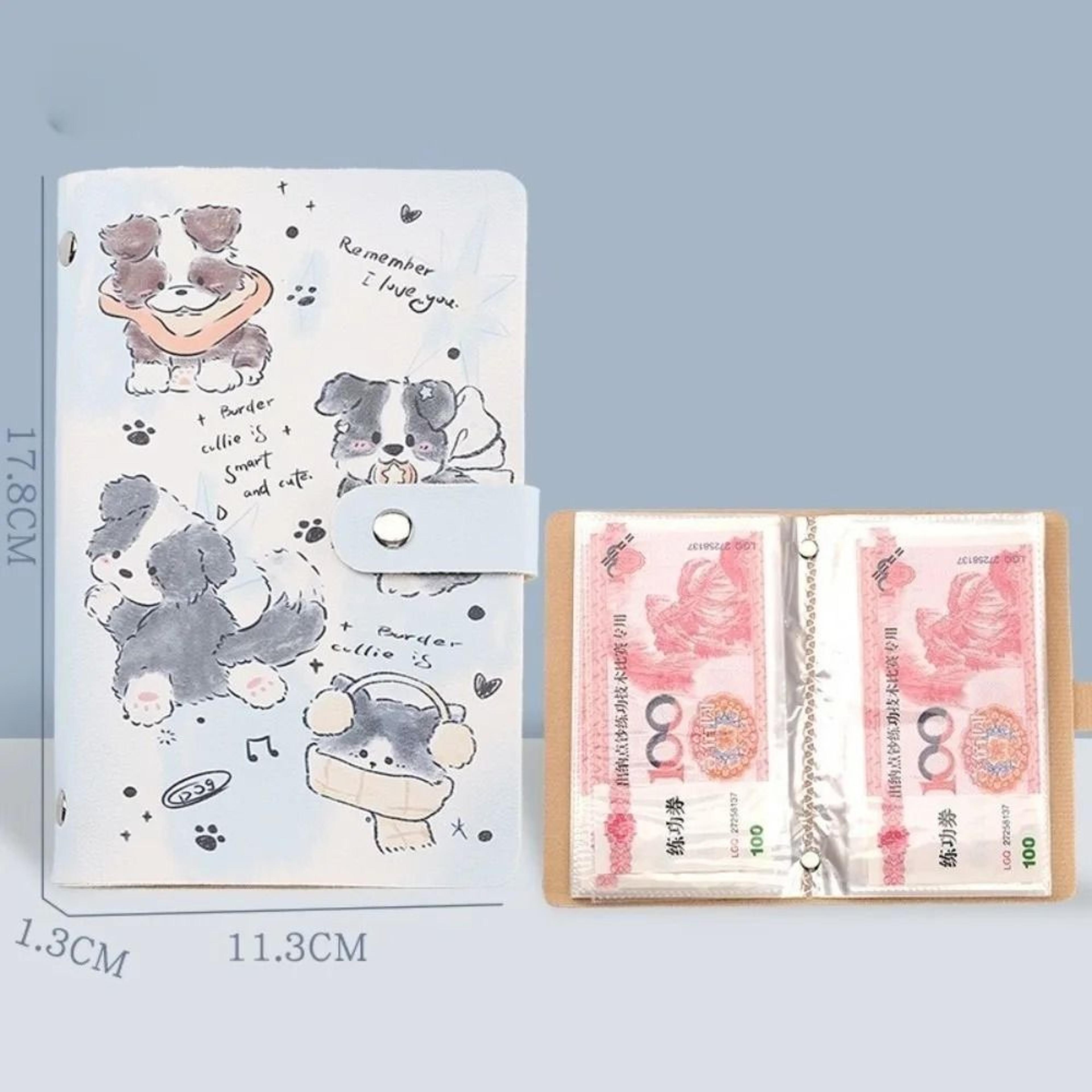 Cute Dog 100 Envelope Savings Challenge Binder 1