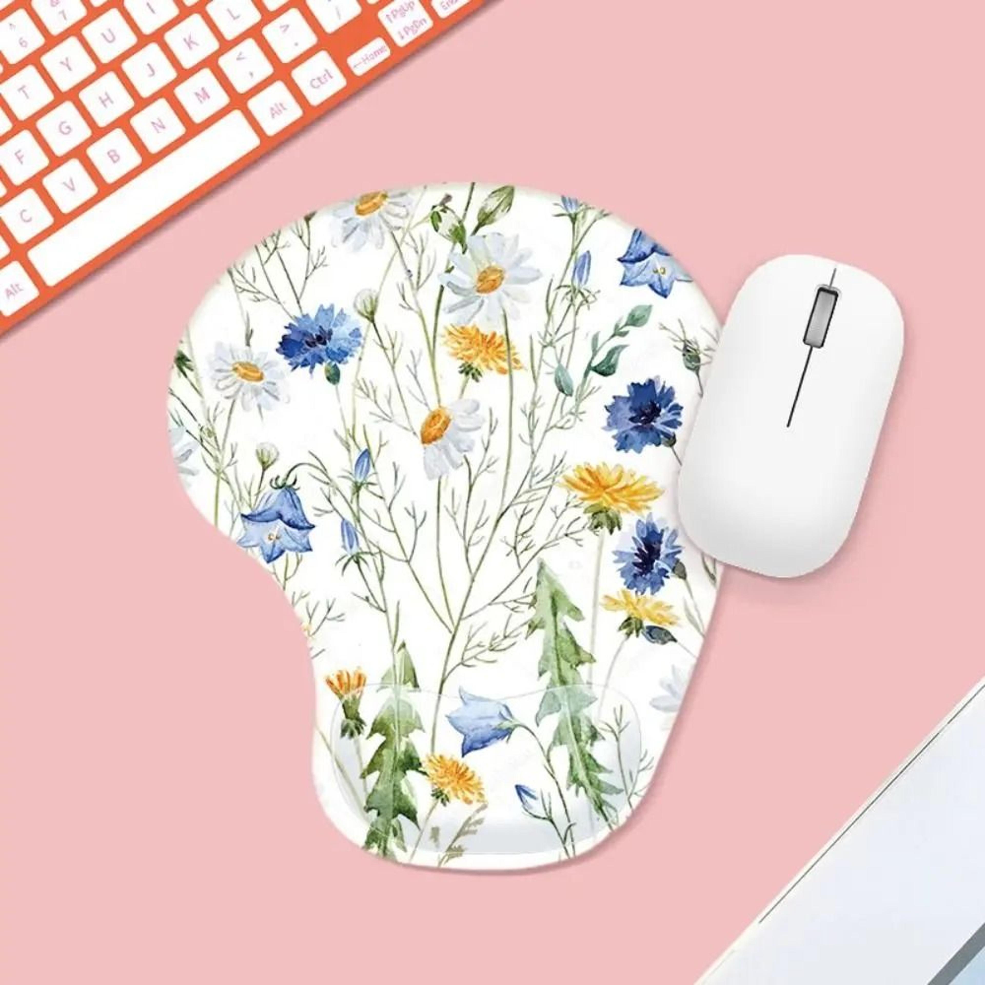 Marble Ergonomic Mouse Pad With Cushioned Wrist Rest 5