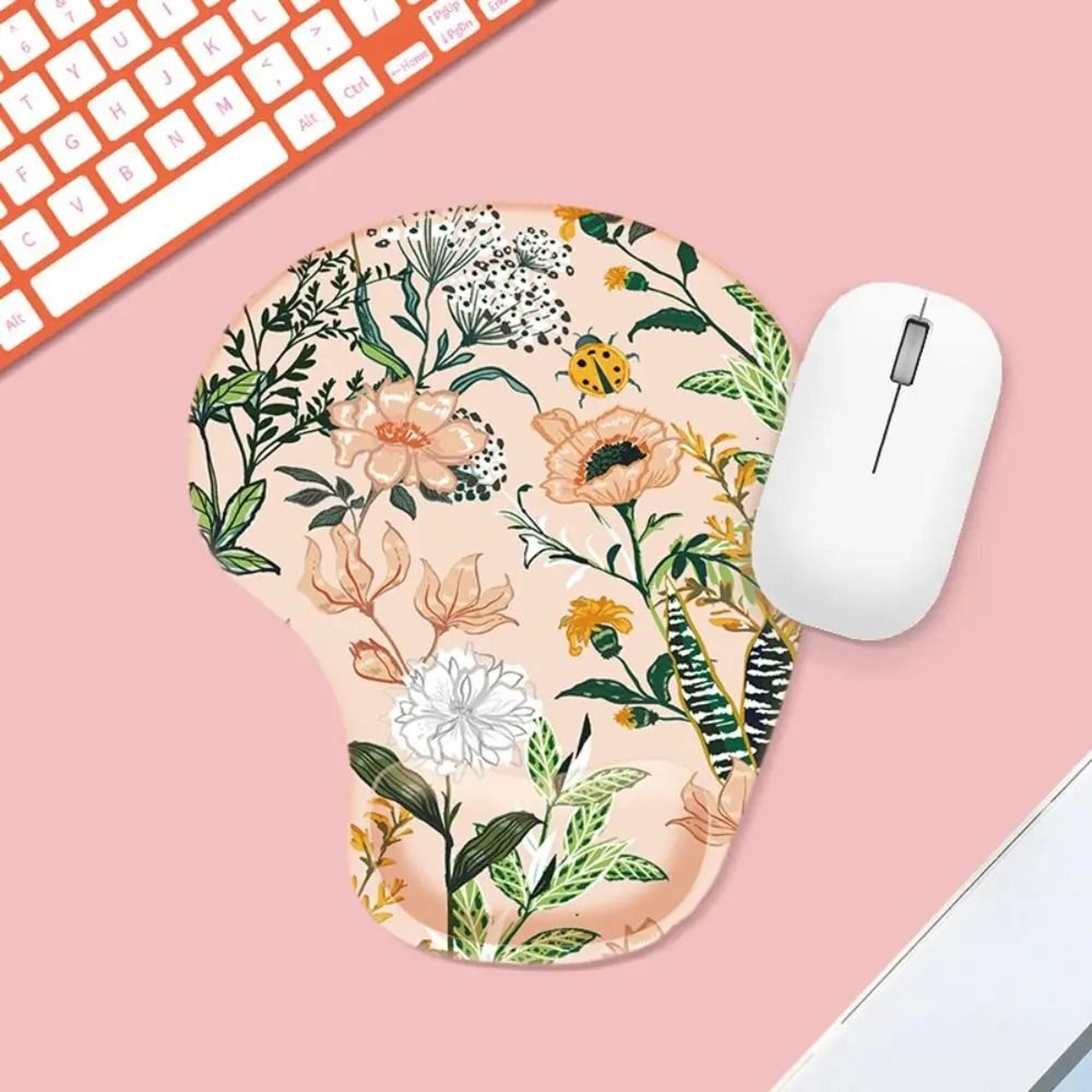Marble Ergonomic Mouse Pad With Cushioned Wrist Rest 3