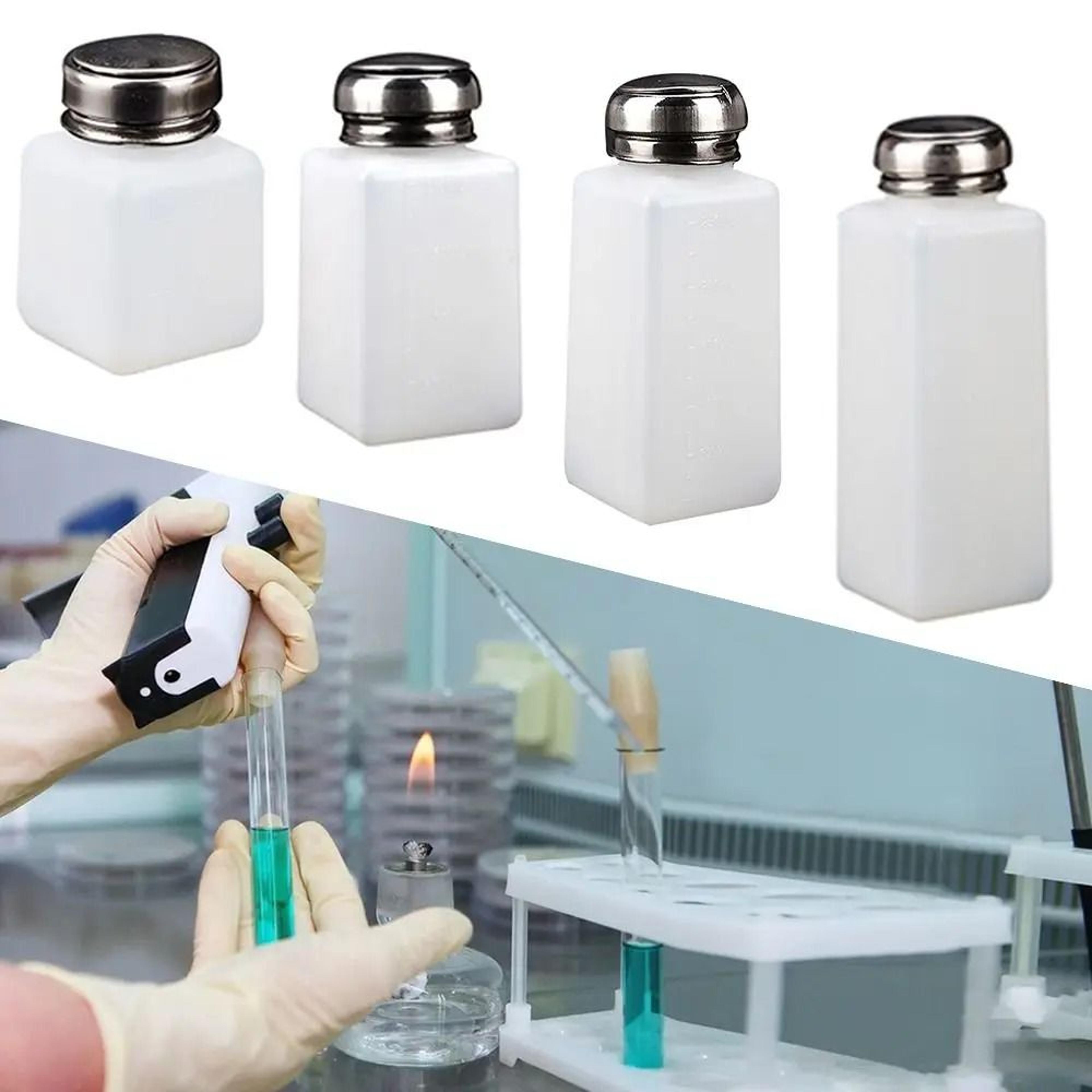 press pump alcohol and flux dispenser bottle