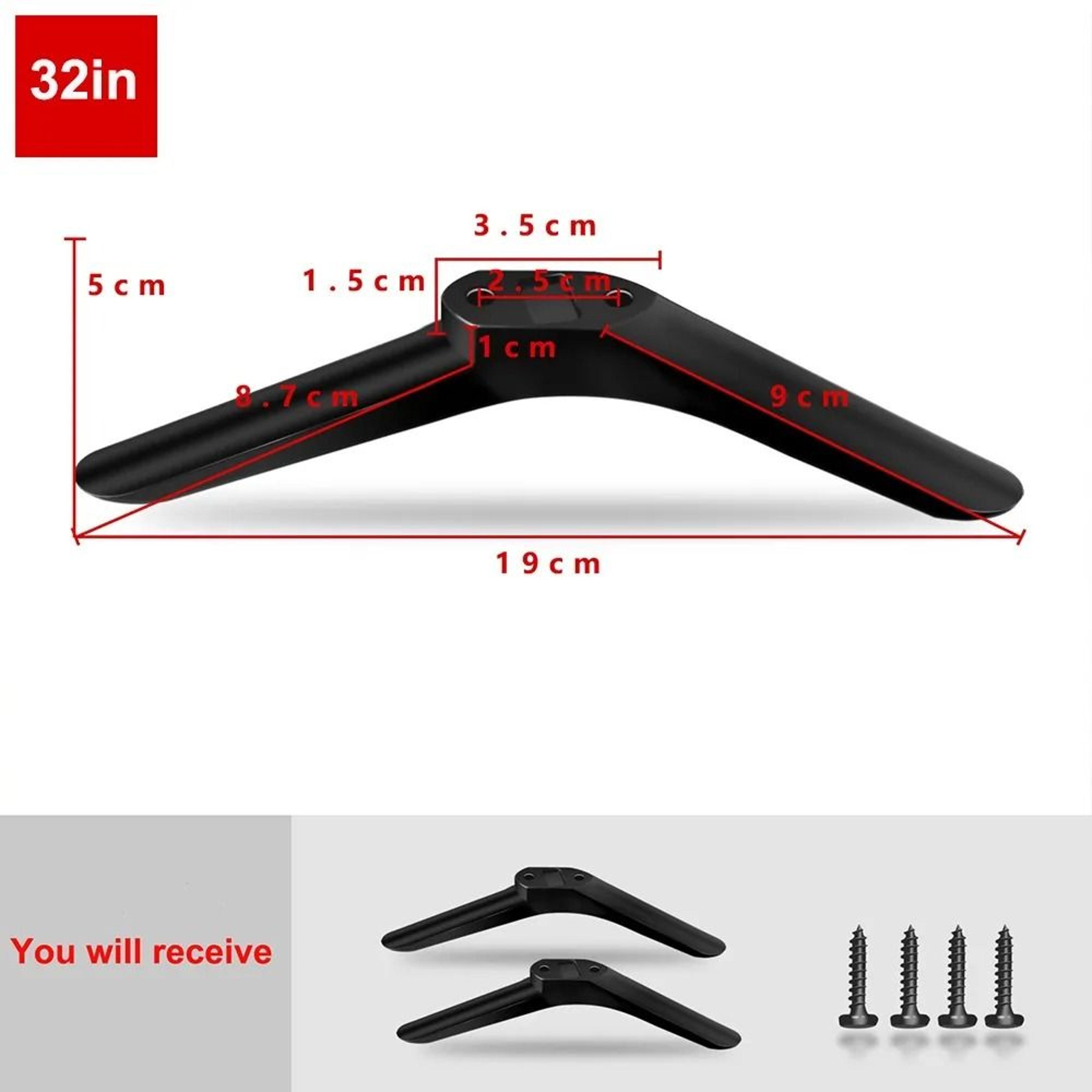Universal Adjustable TV Stand Legs With Screws 1