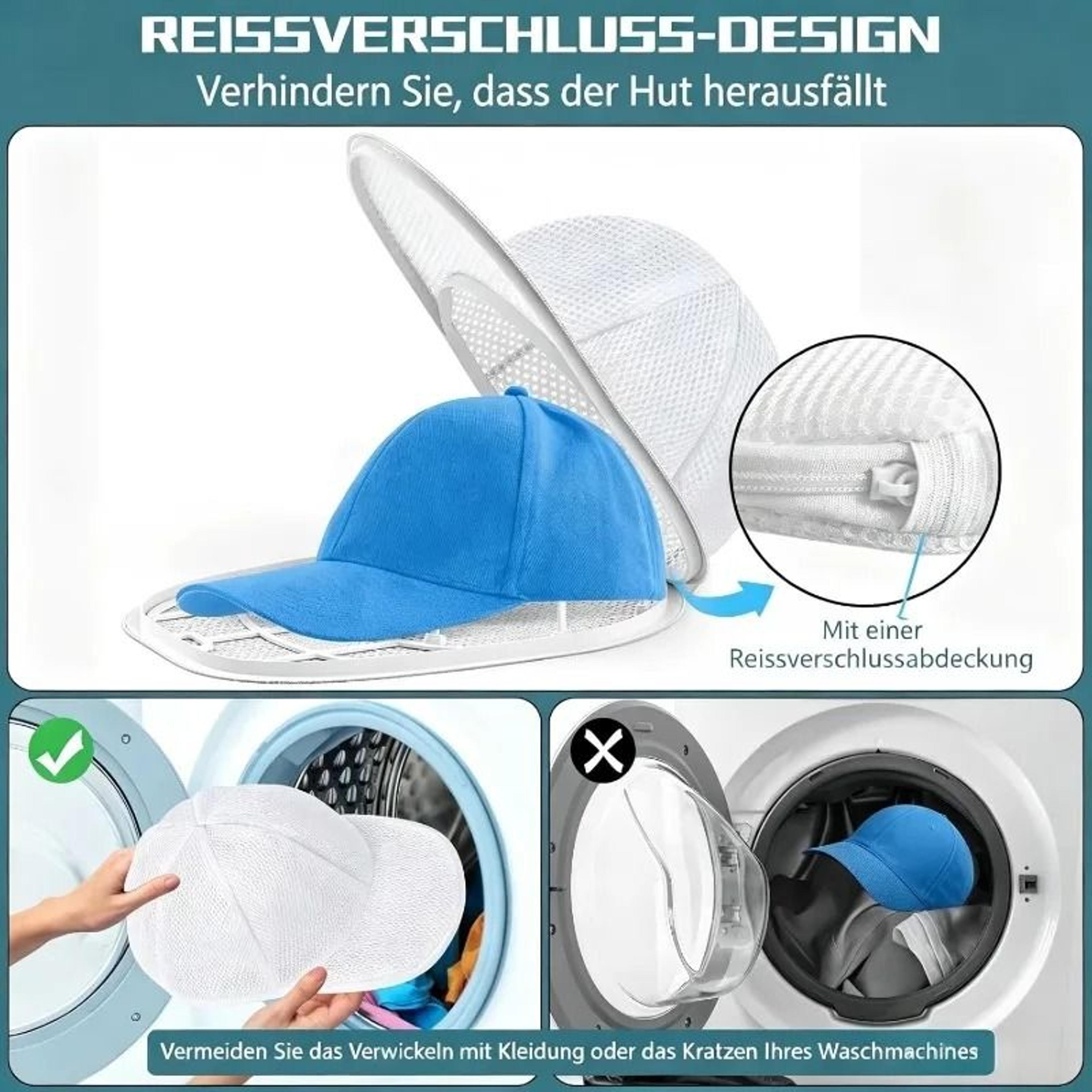Two Layer Baseball Cap Washer Cage And Laundry Bag Set 7