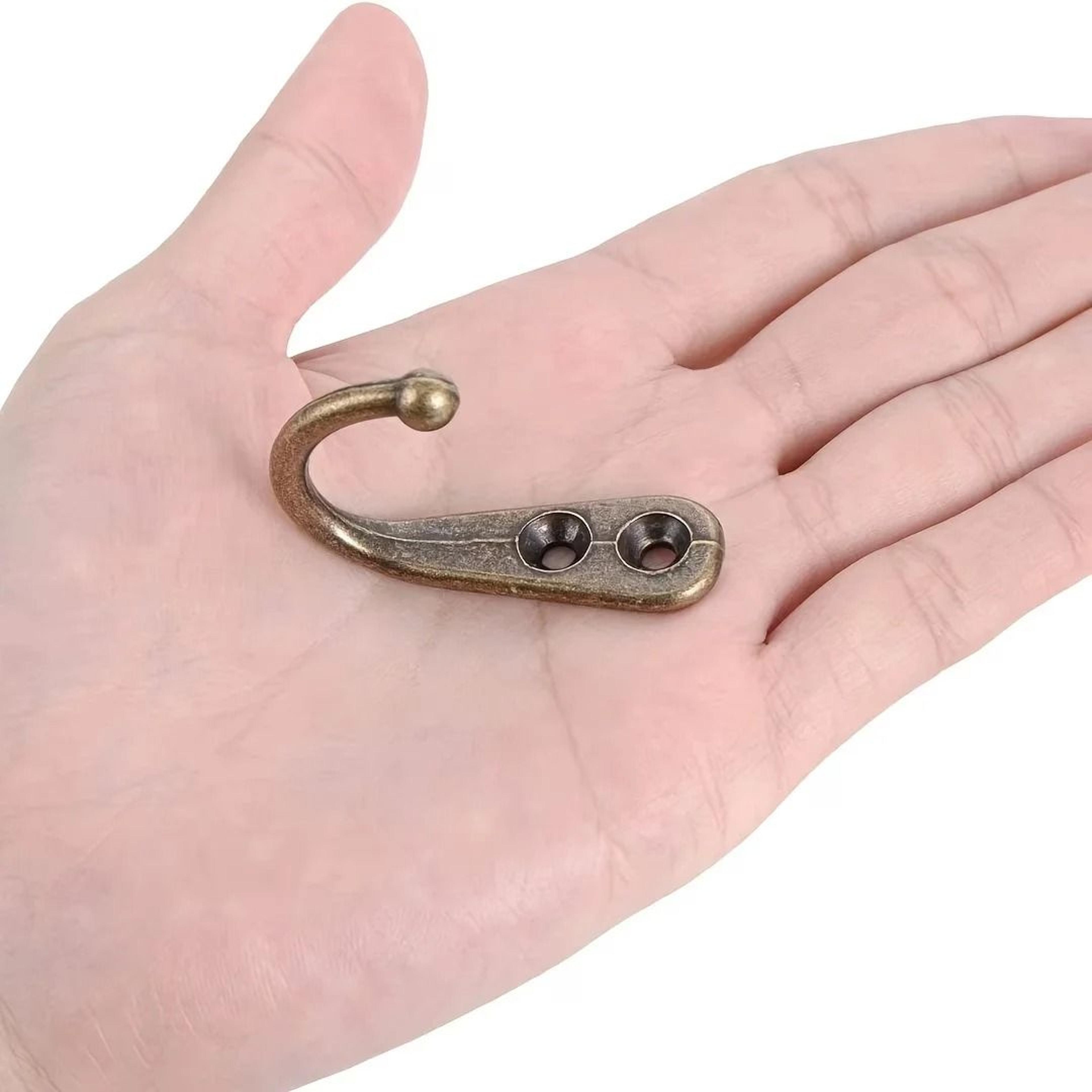 Heavy Duty Alloy Wall Hooks With Screws For Organized Storage 11