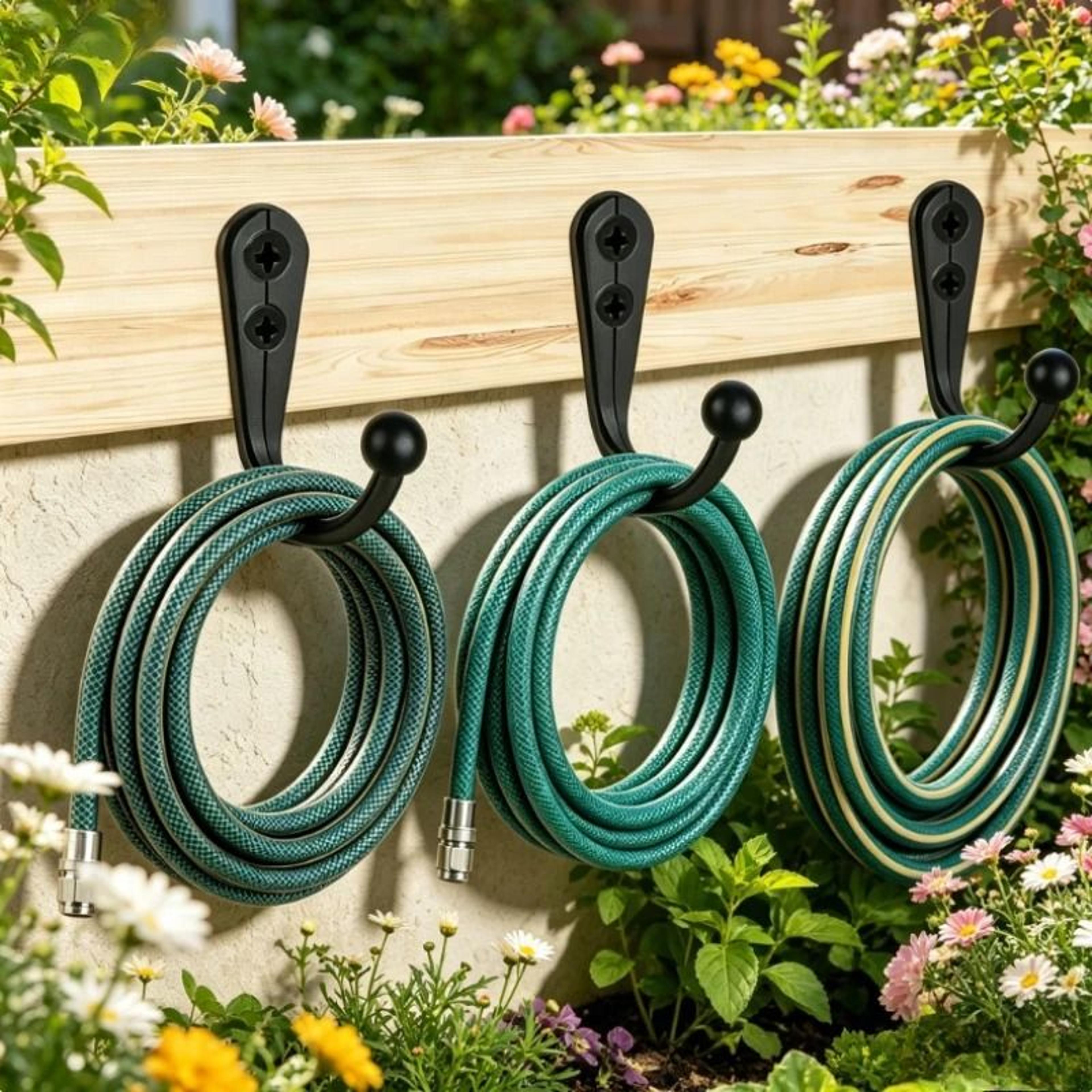 Heavy Duty Alloy Wall Hooks With Screws For Organized Storage 14