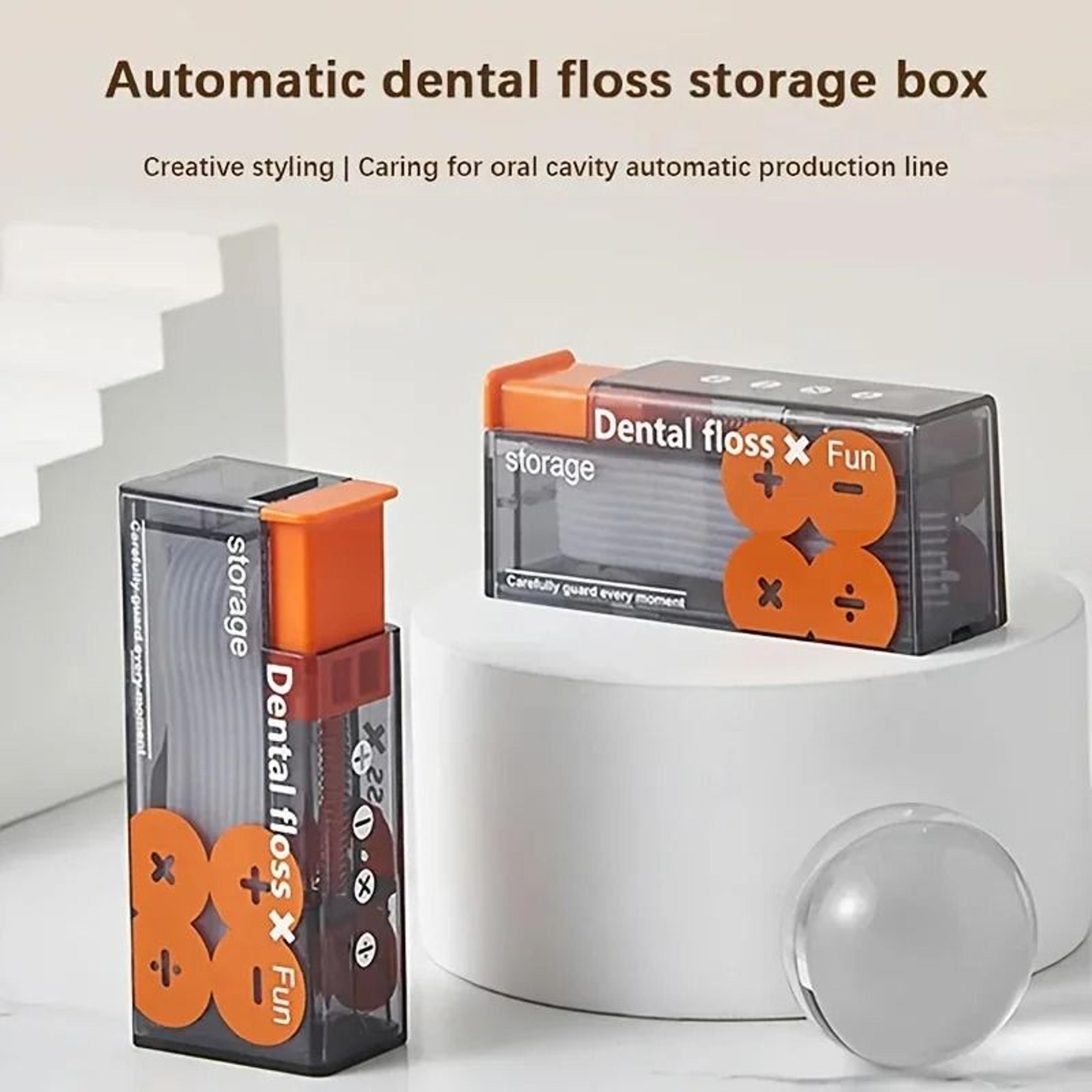 Automatic Pop Up Dental Floss Dispenser For Portable Oral Care 7