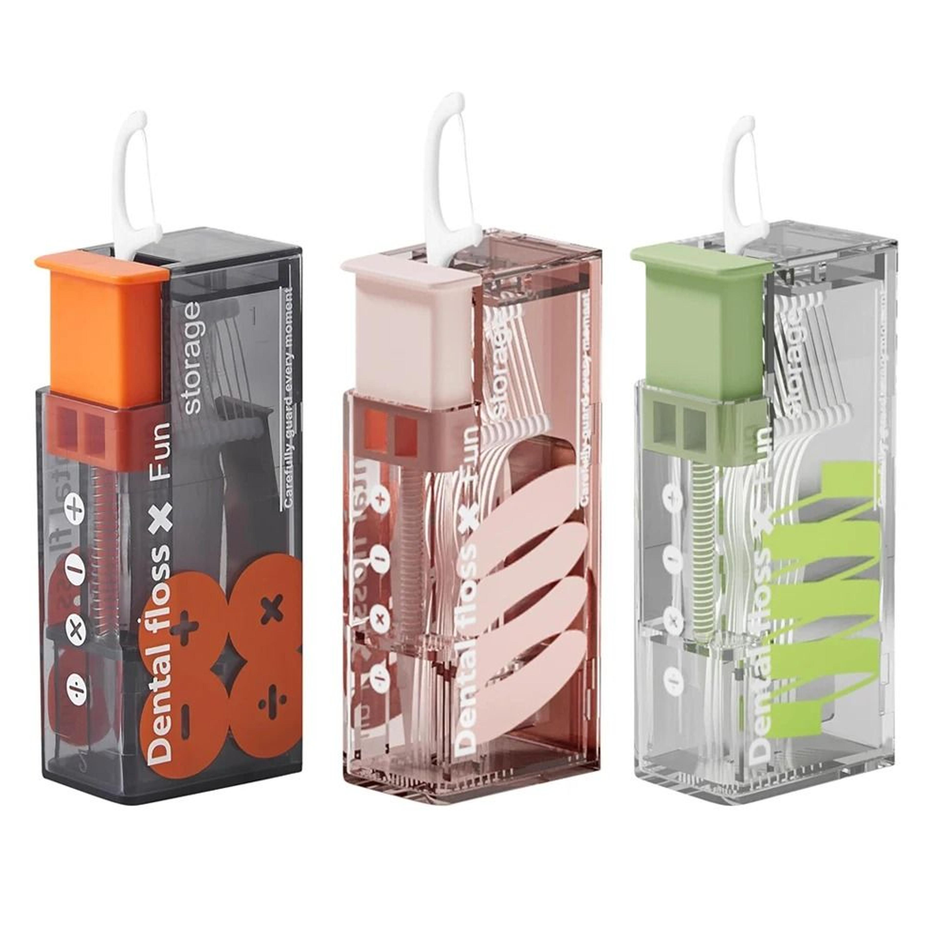 Automatic Pop Up Dental Floss Dispenser For Portable Oral Care 6