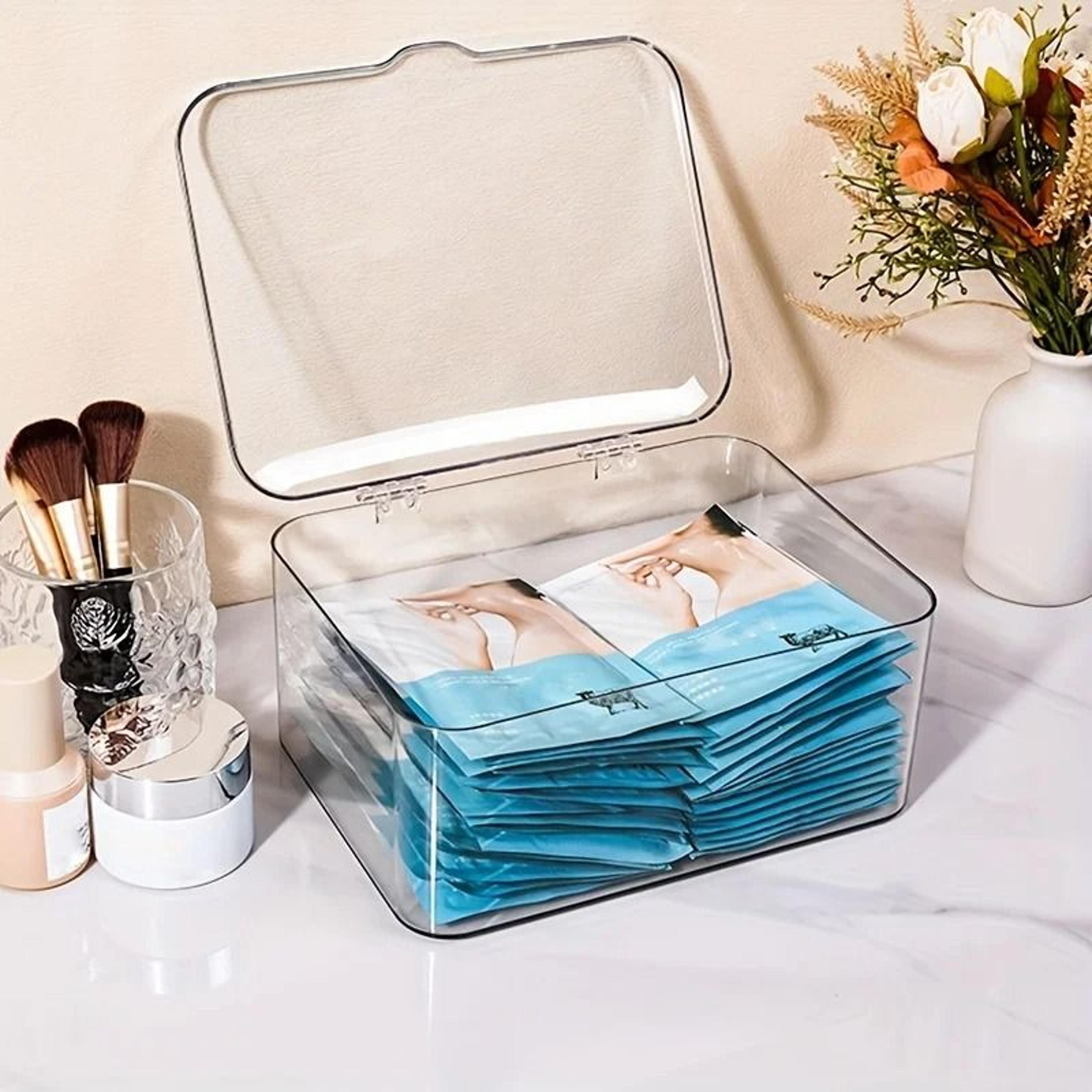 Clear Acrylic Stationery Organizer Box For Tidy Desks And Workspaces 2