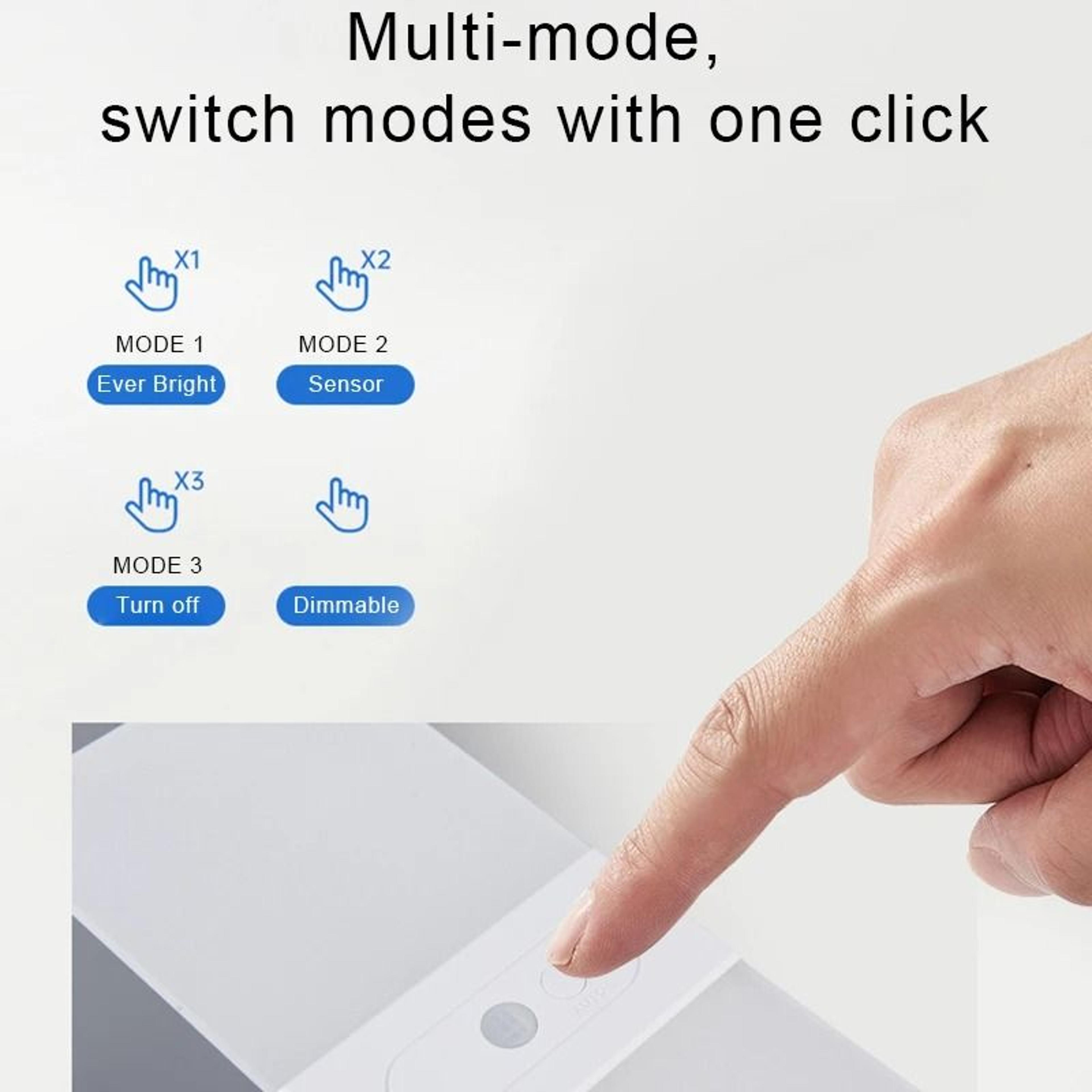 USB Rechargeable Motion Sensor LED Wall Lamp 5