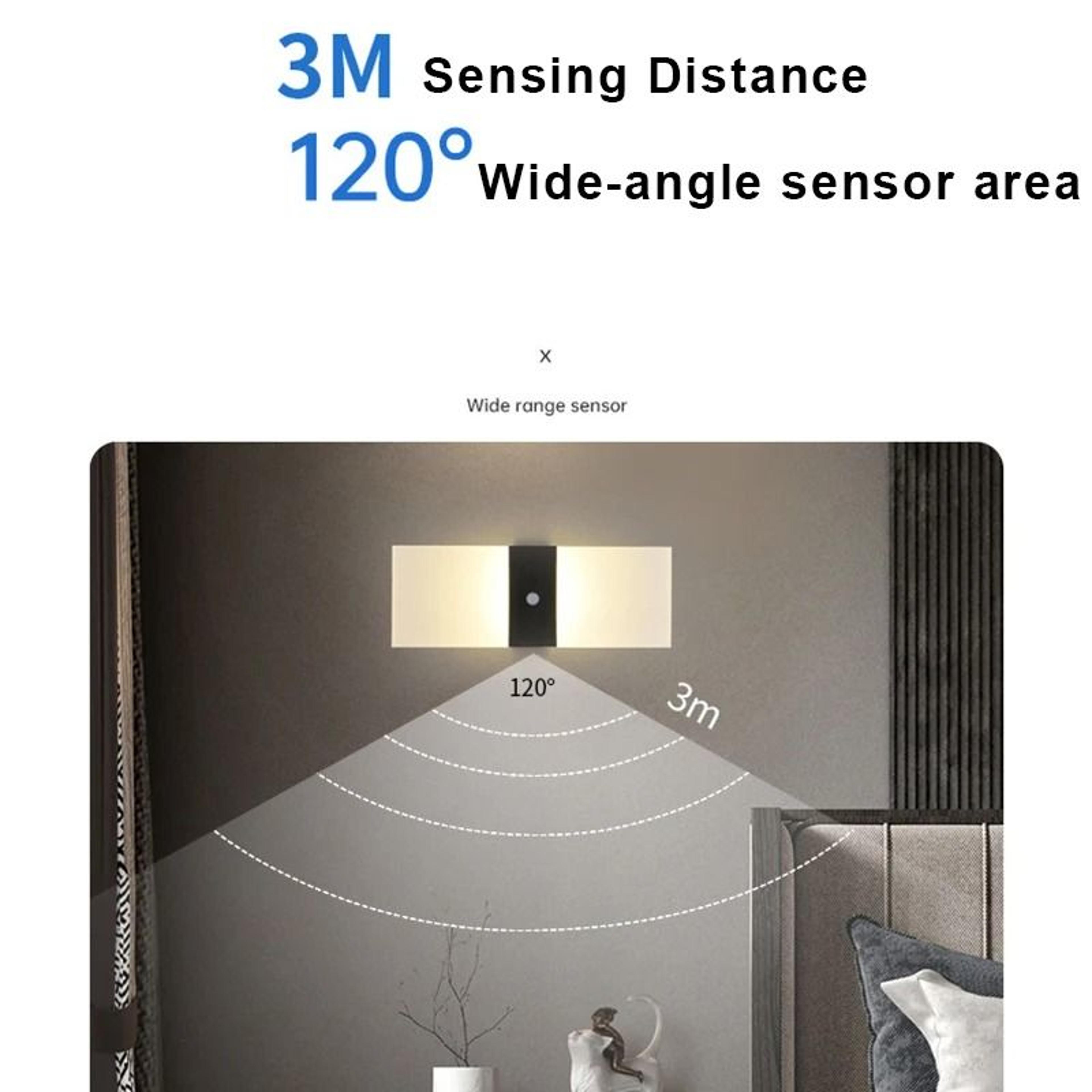 USB Rechargeable Motion Sensor LED Wall Lamp 6