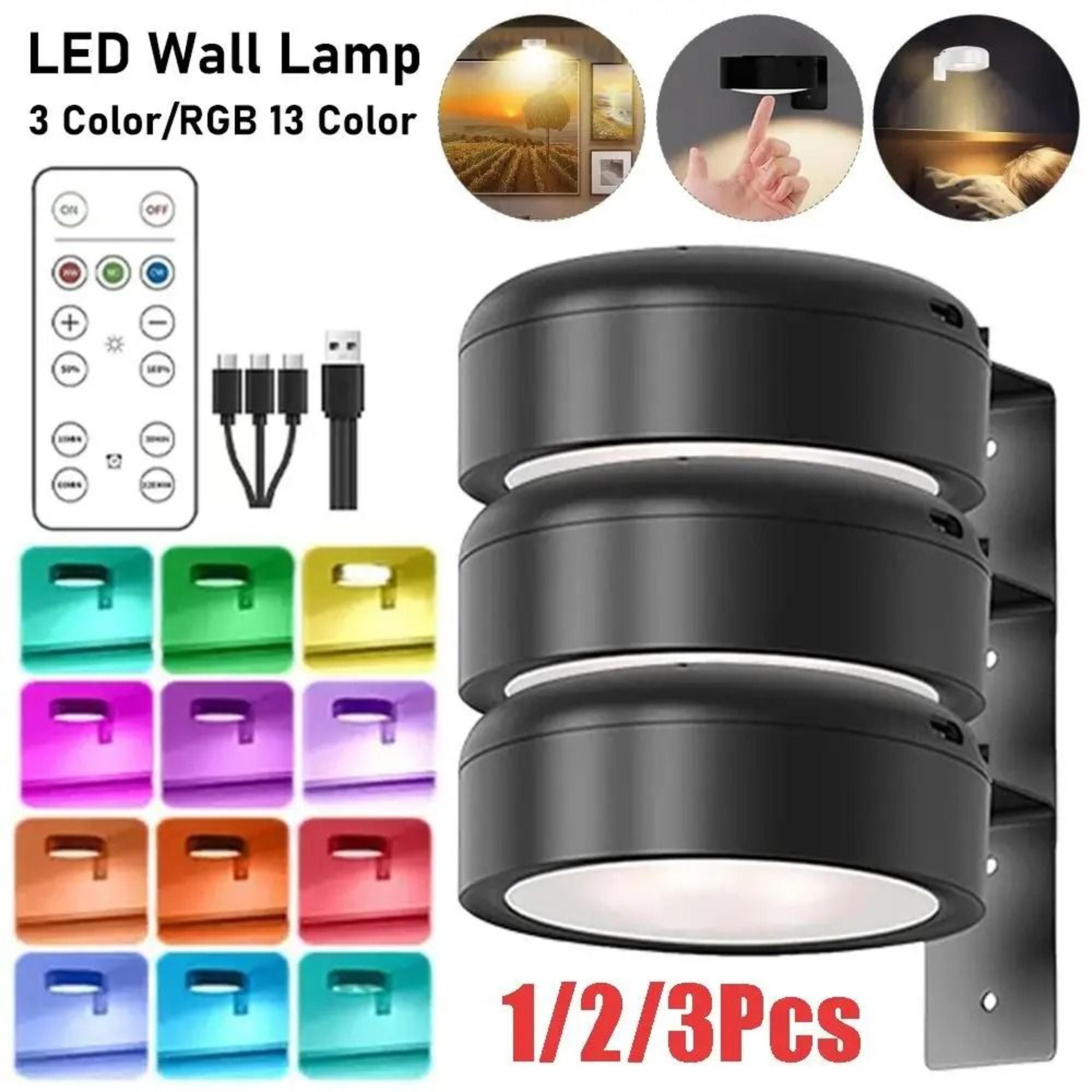 Magnetic Rechargeable LED Picture Light With Remote Timer 13