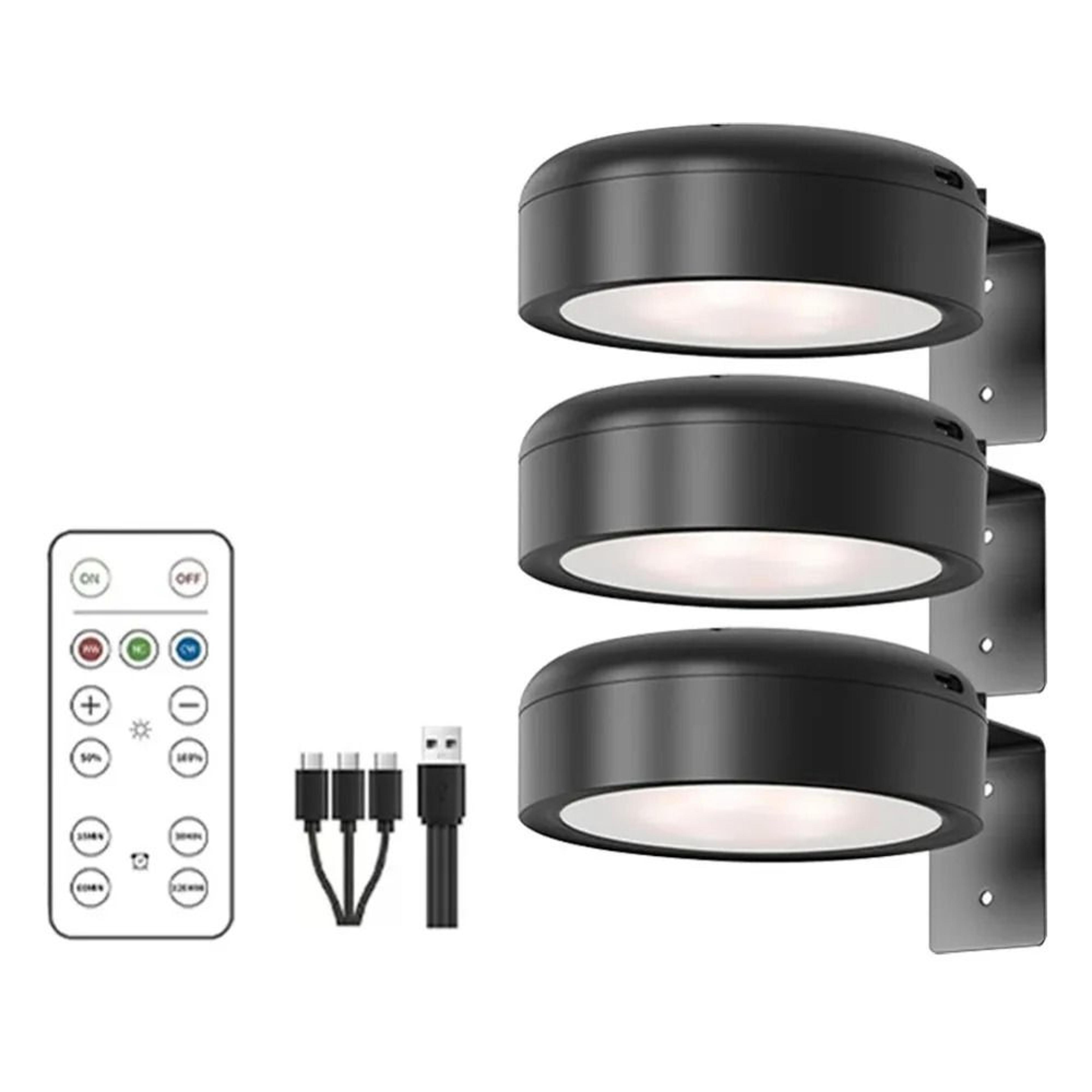 Magnetic Rechargeable LED Picture Light With Remote Timer 6