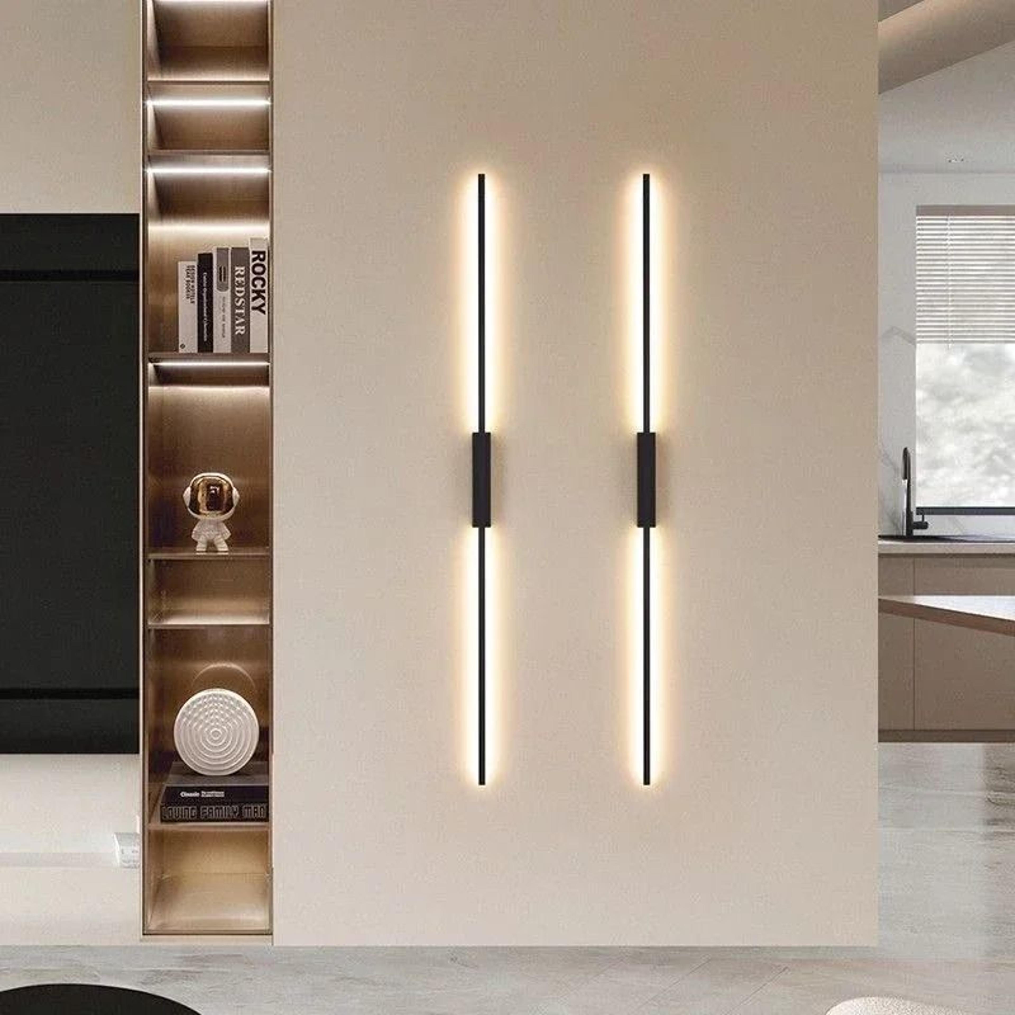 Nordic Slim Linear LED Wall Sconce For Modern Interiors 0