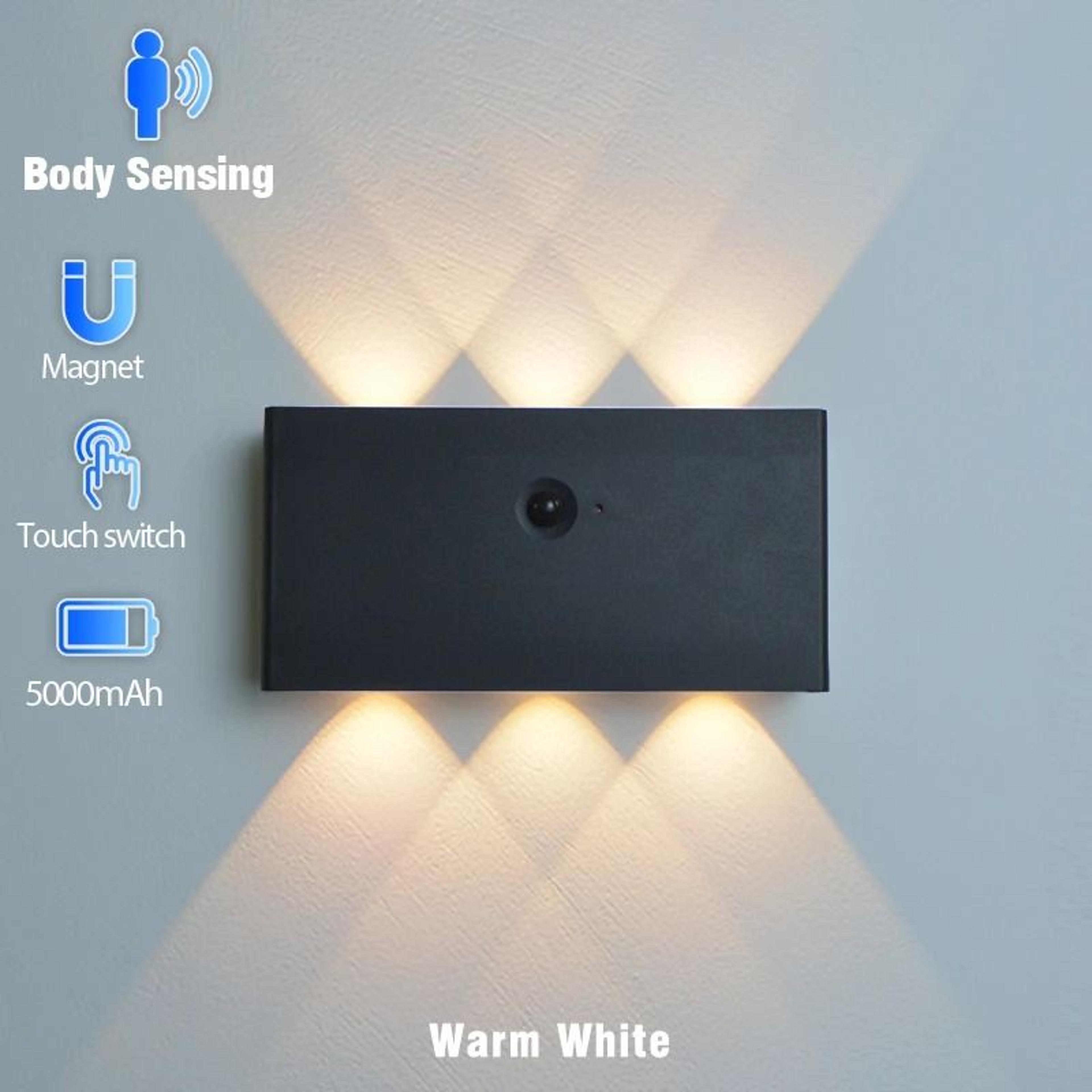 5200mAh Rechargeable Motion Sensor LED Wall Sconce 7