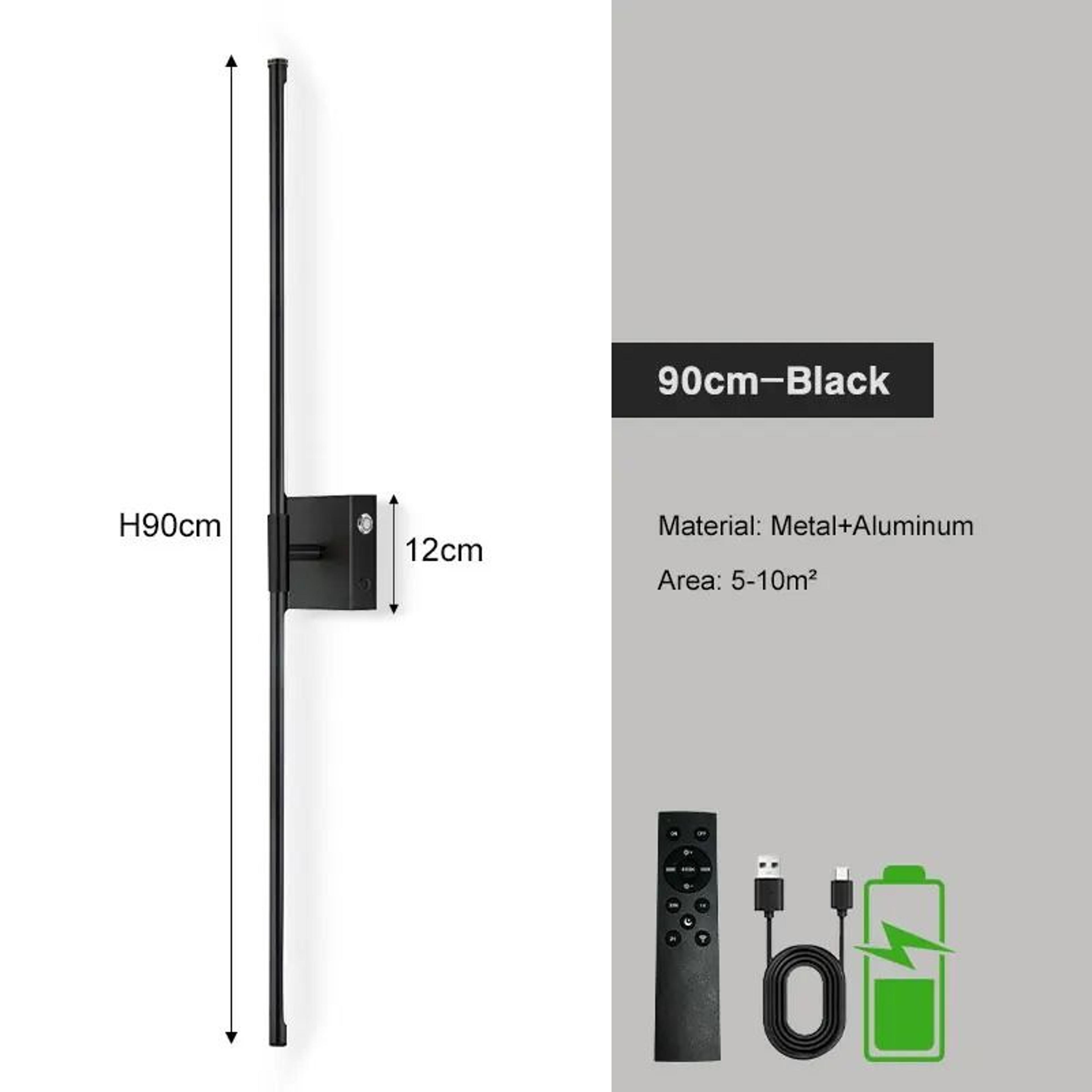 Rotating Rechargeable LED Wall Sconce With Remote 2