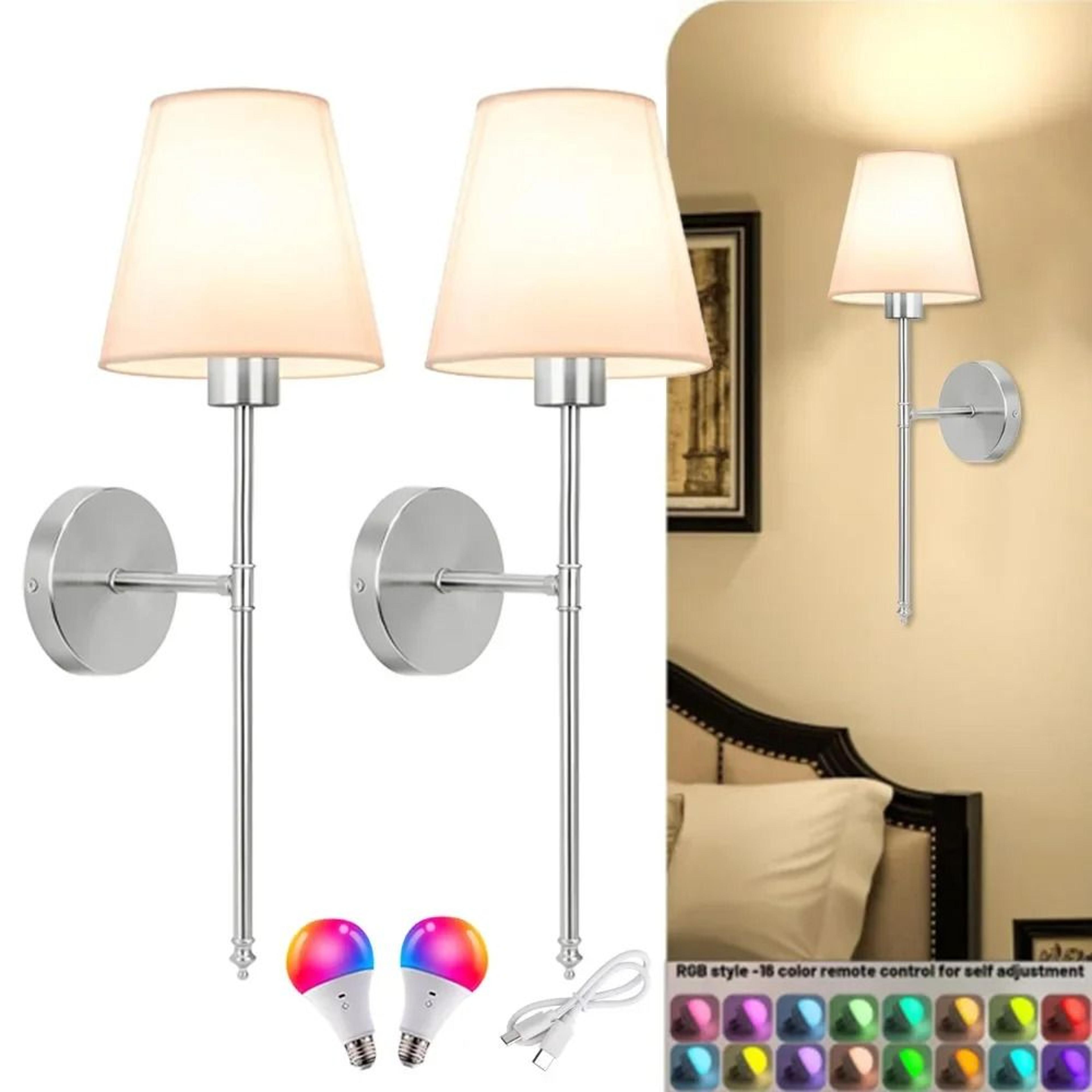 Nordic RGB Rechargeable Wall Sconce 0