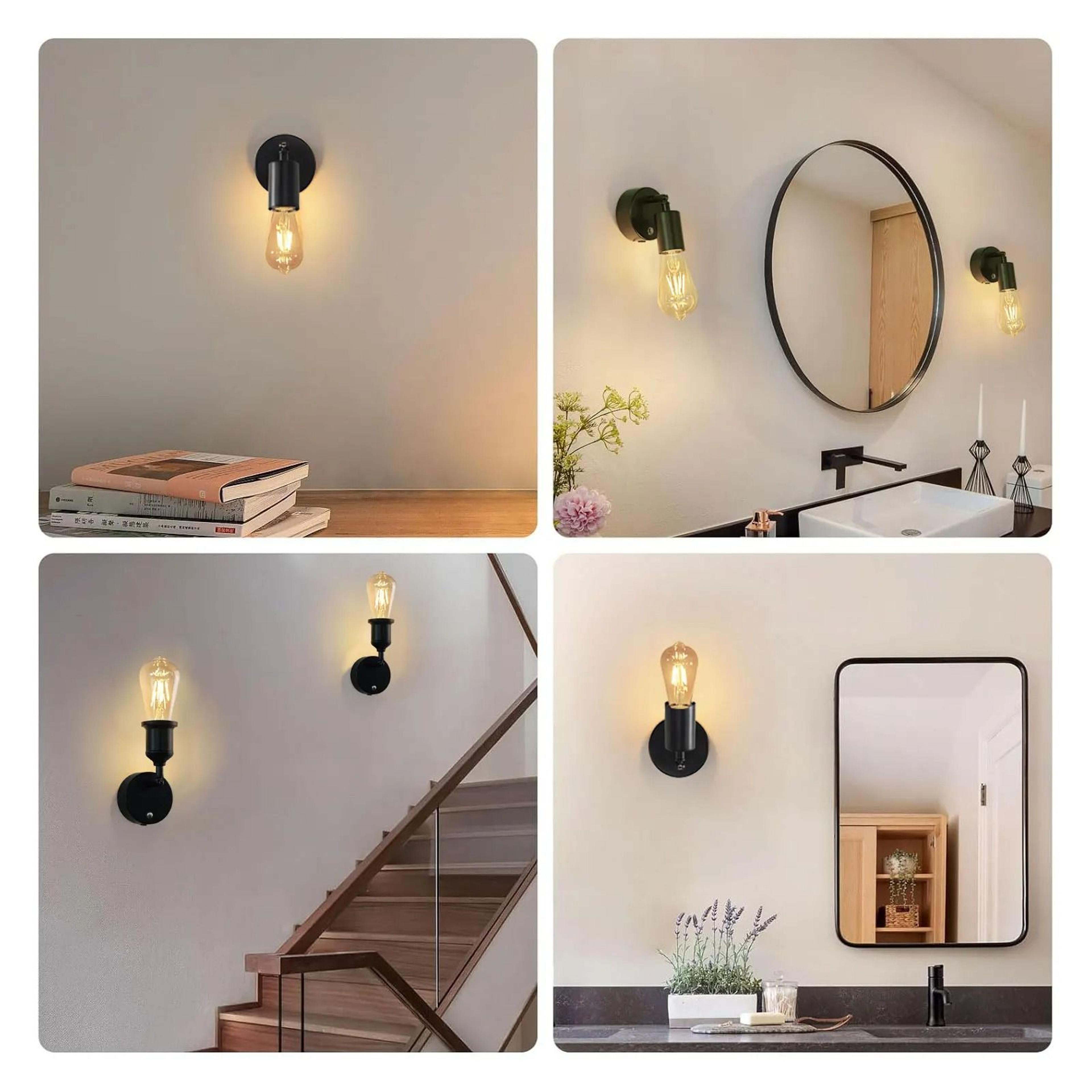 Industrial Rechargeable Wall Sconce With Remote Control 6