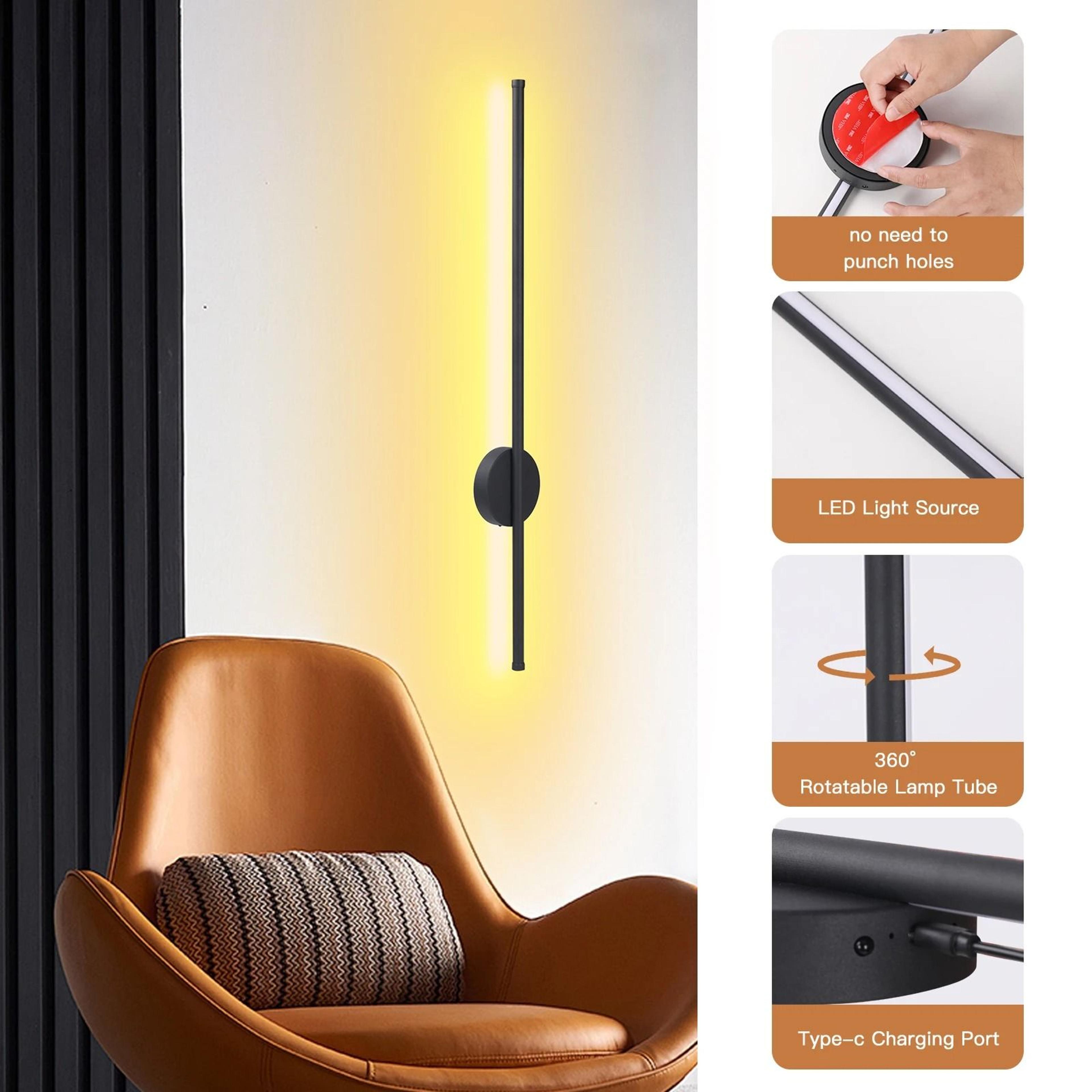 Modern Rechargeable LED Wall Light With Remote Control 9