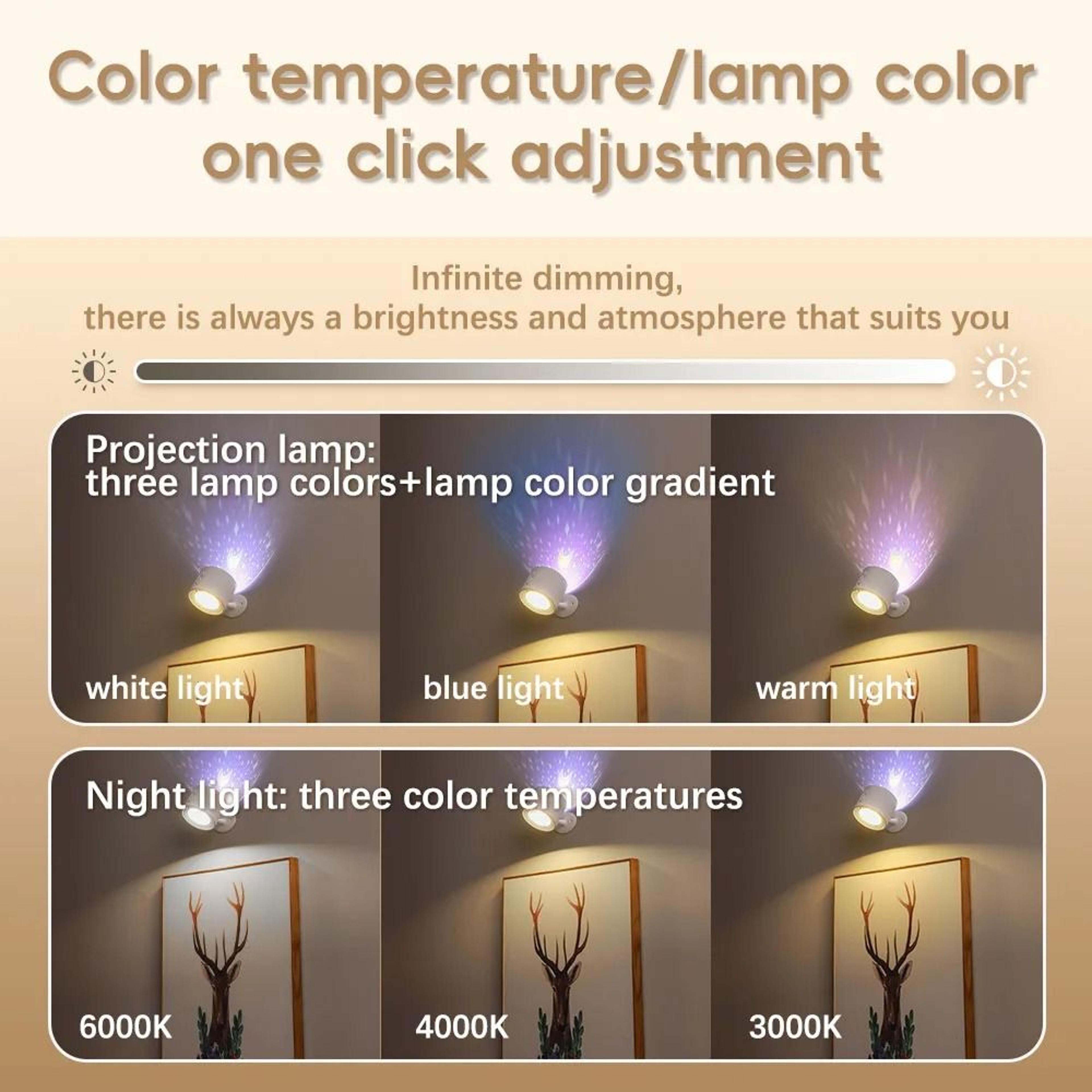 Rechargeable RGB Wall Lamp With Remote And Touch Control 12