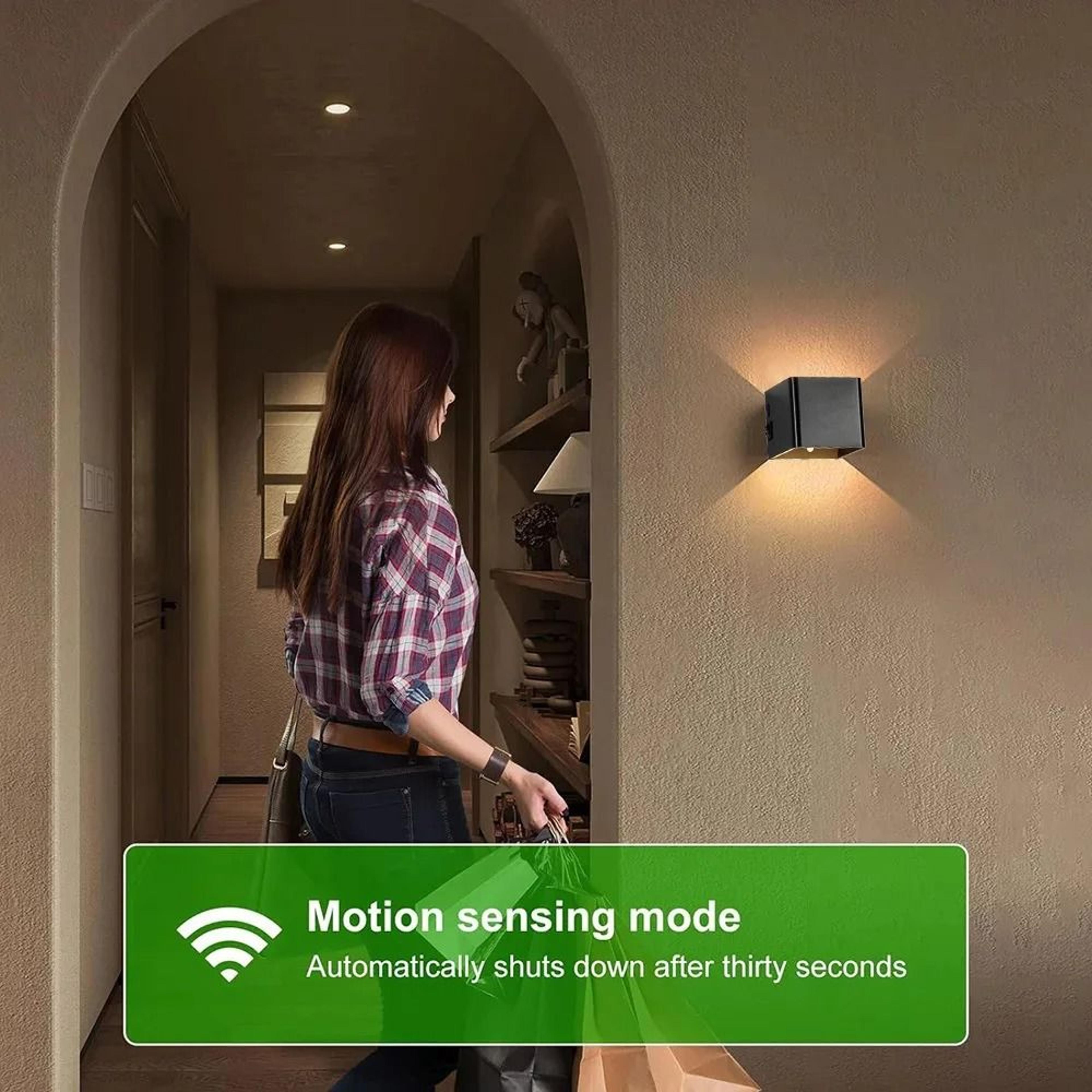 Rechargeable RGB Up Down Wall Light With Remote 4