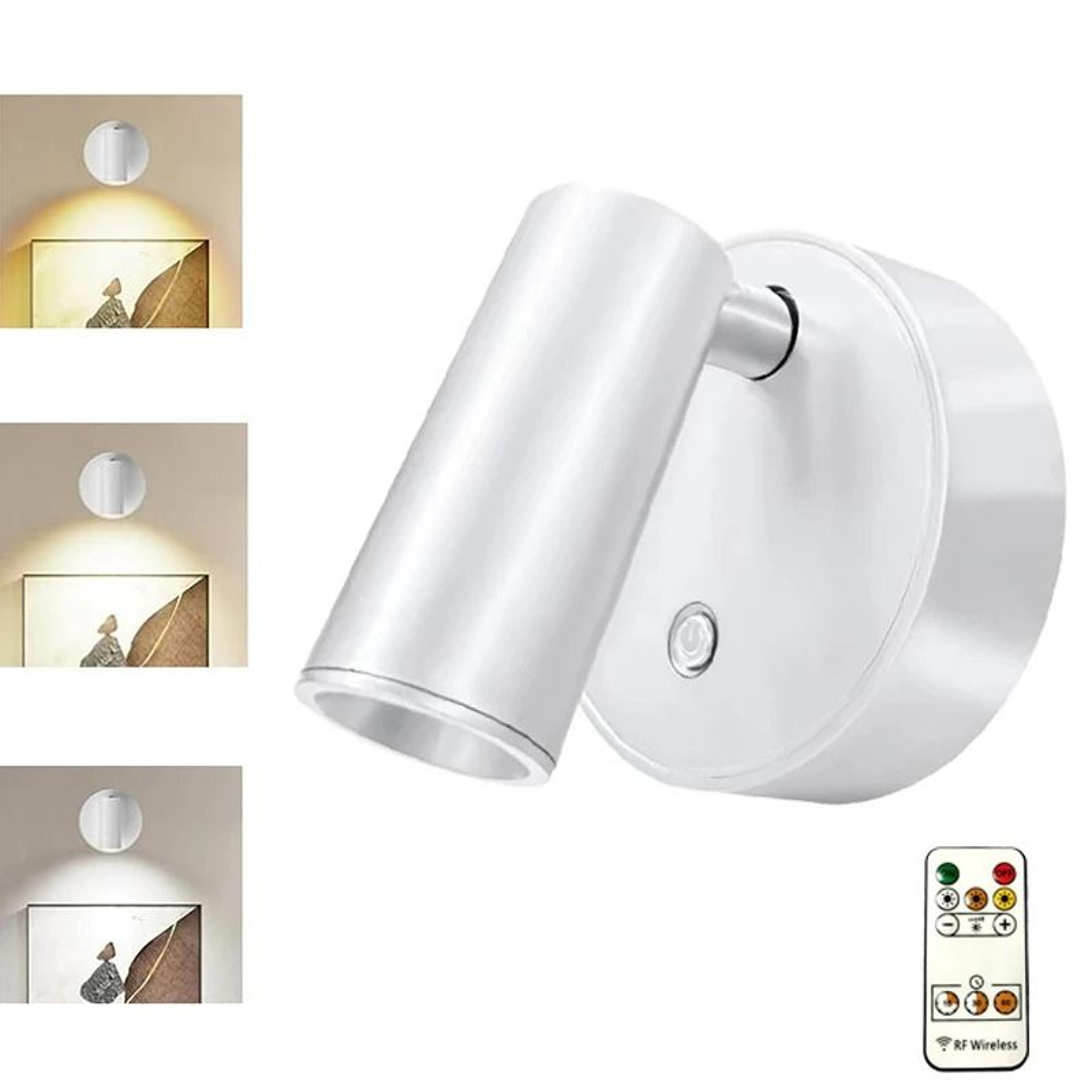 Nordic Rechargeable 360 Rotating LED Wall Lamp 4