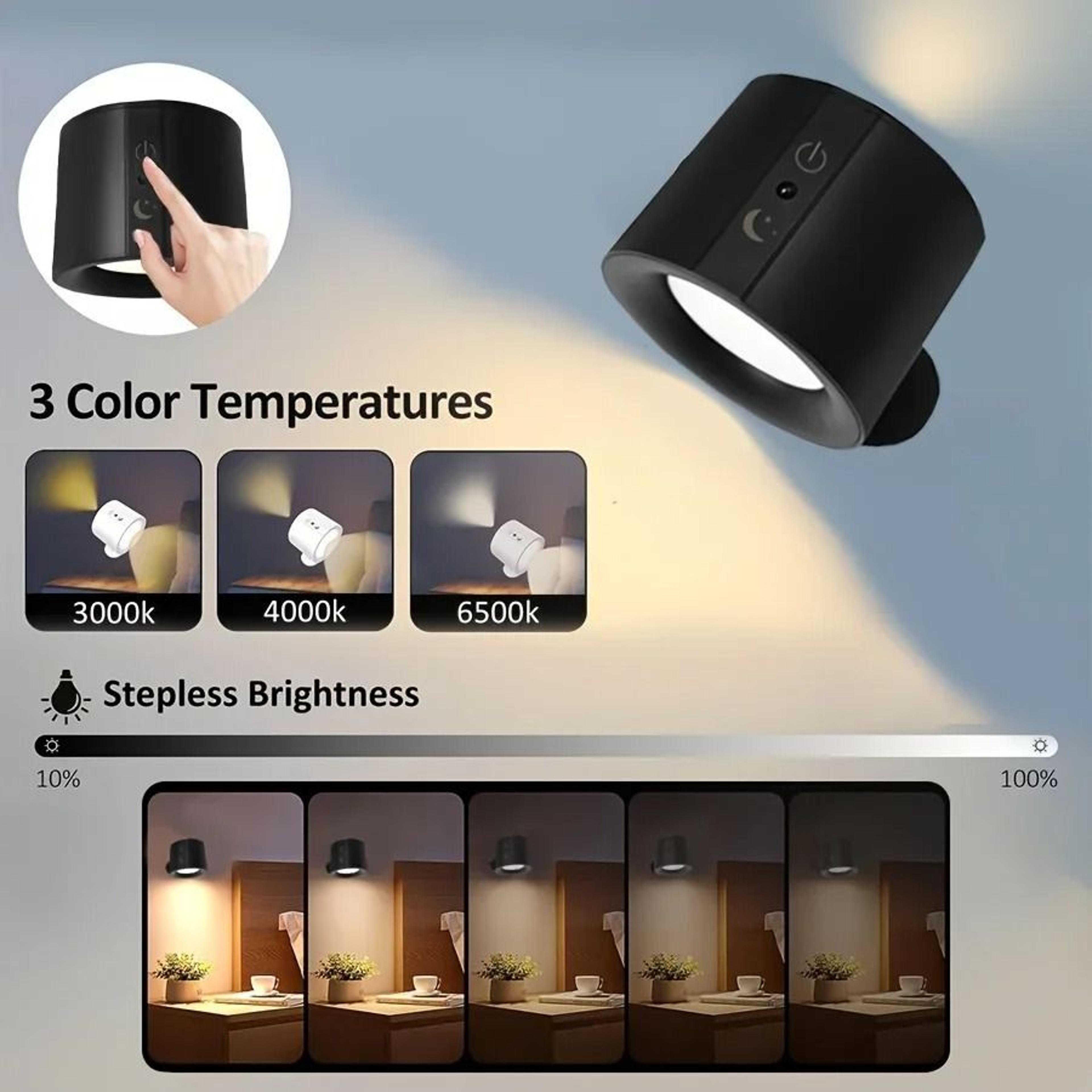 Magnetic Rechargeable 360 Rotating LED Wall Lamp 7