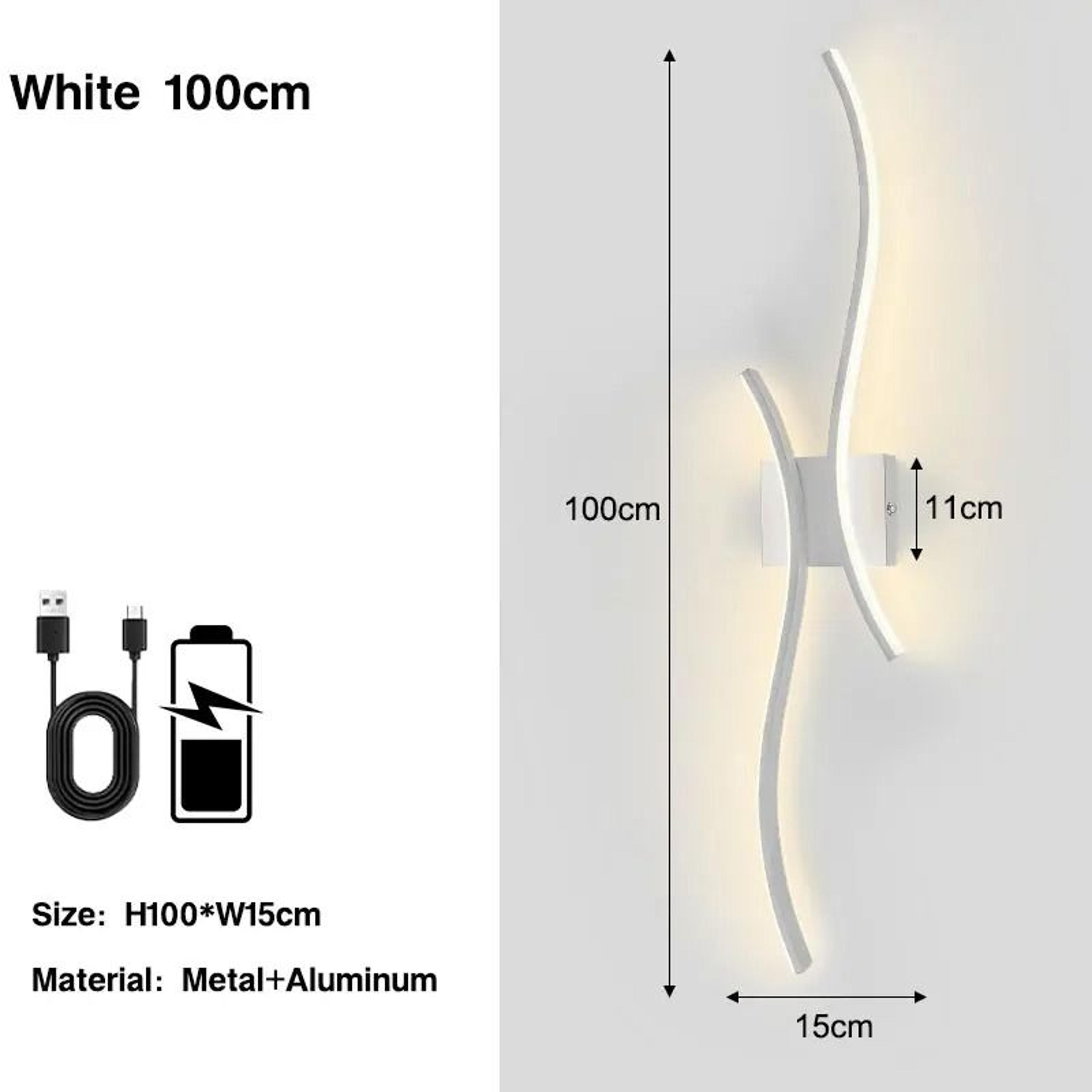 Rechargeable 3CCT Dimmable LED Wall Sconce 6
