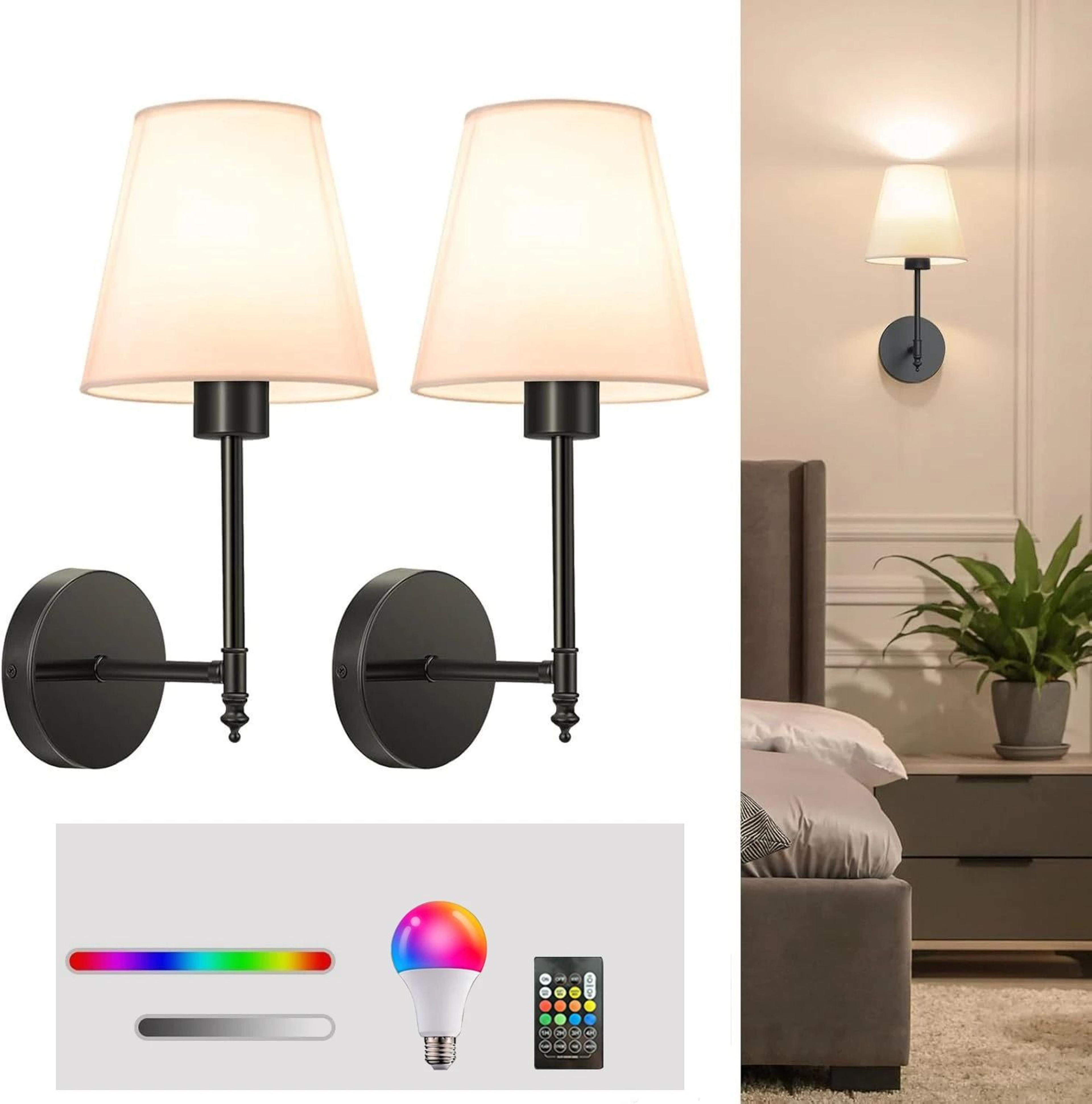 FestivaGlow Removable Rechargeable Bulb Wall Sconce 1