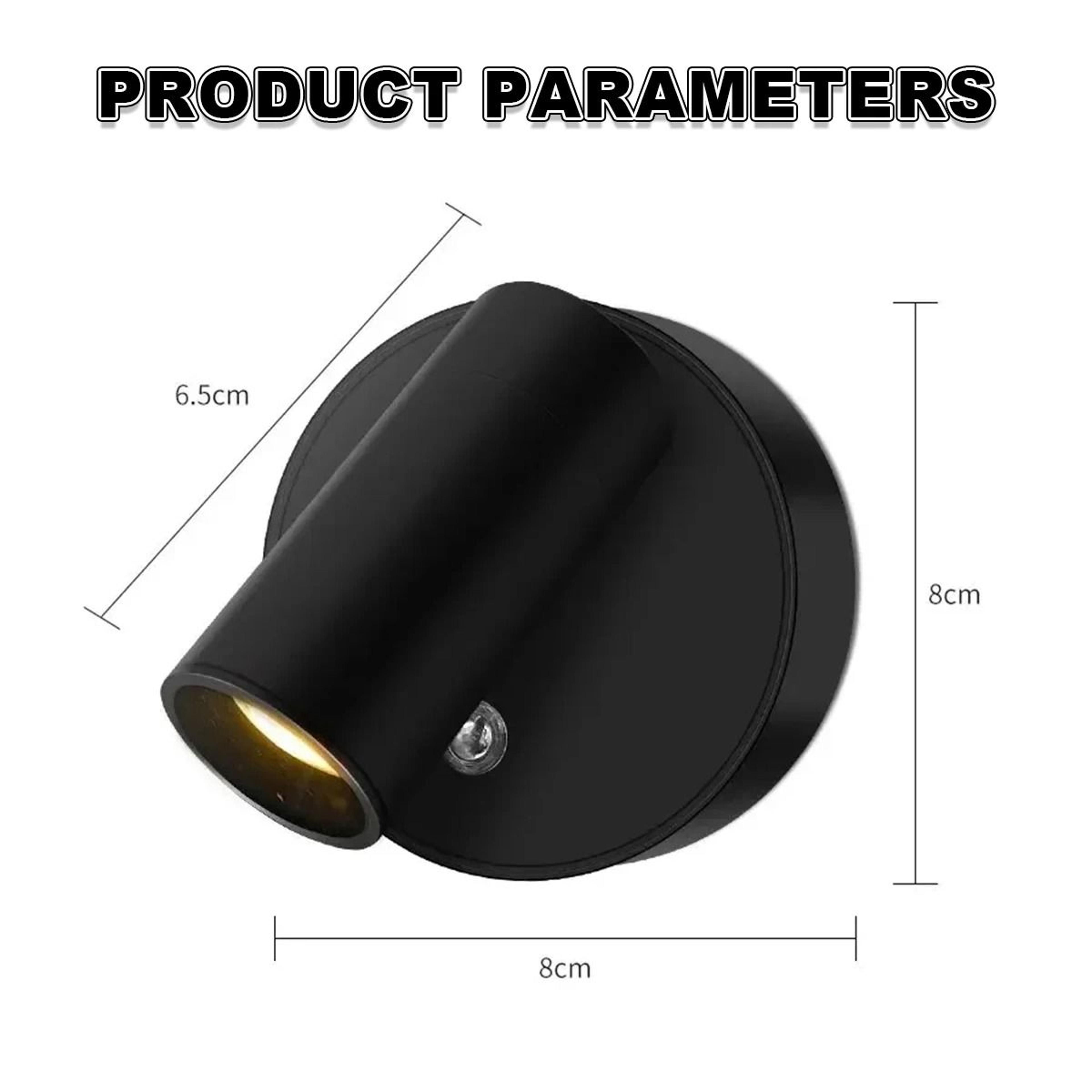 LumaDrop Magnetic Rechargeable Touch Wall Light 3