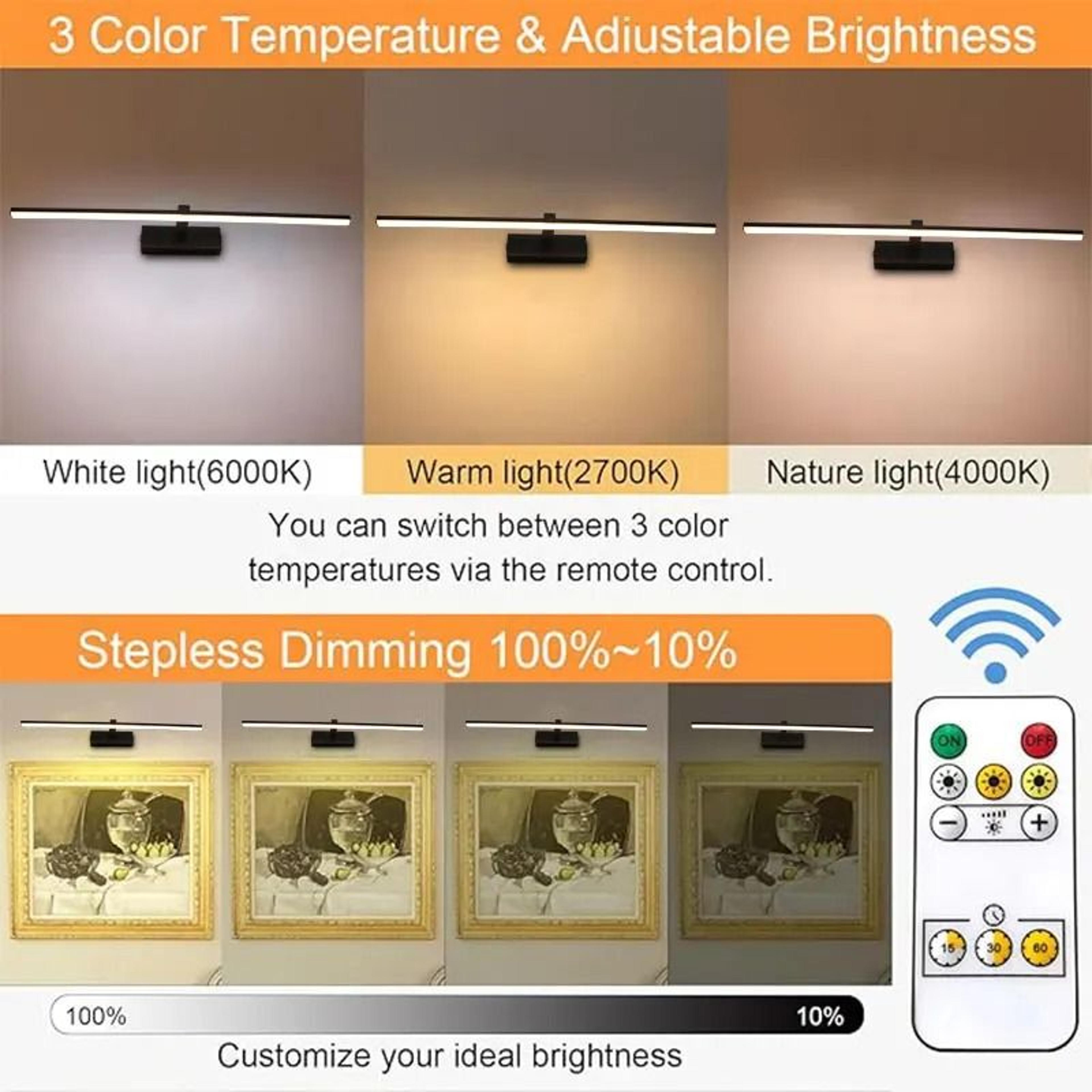 GalleryPro 5200mAh Rechargeable Picture Light With Remote 5