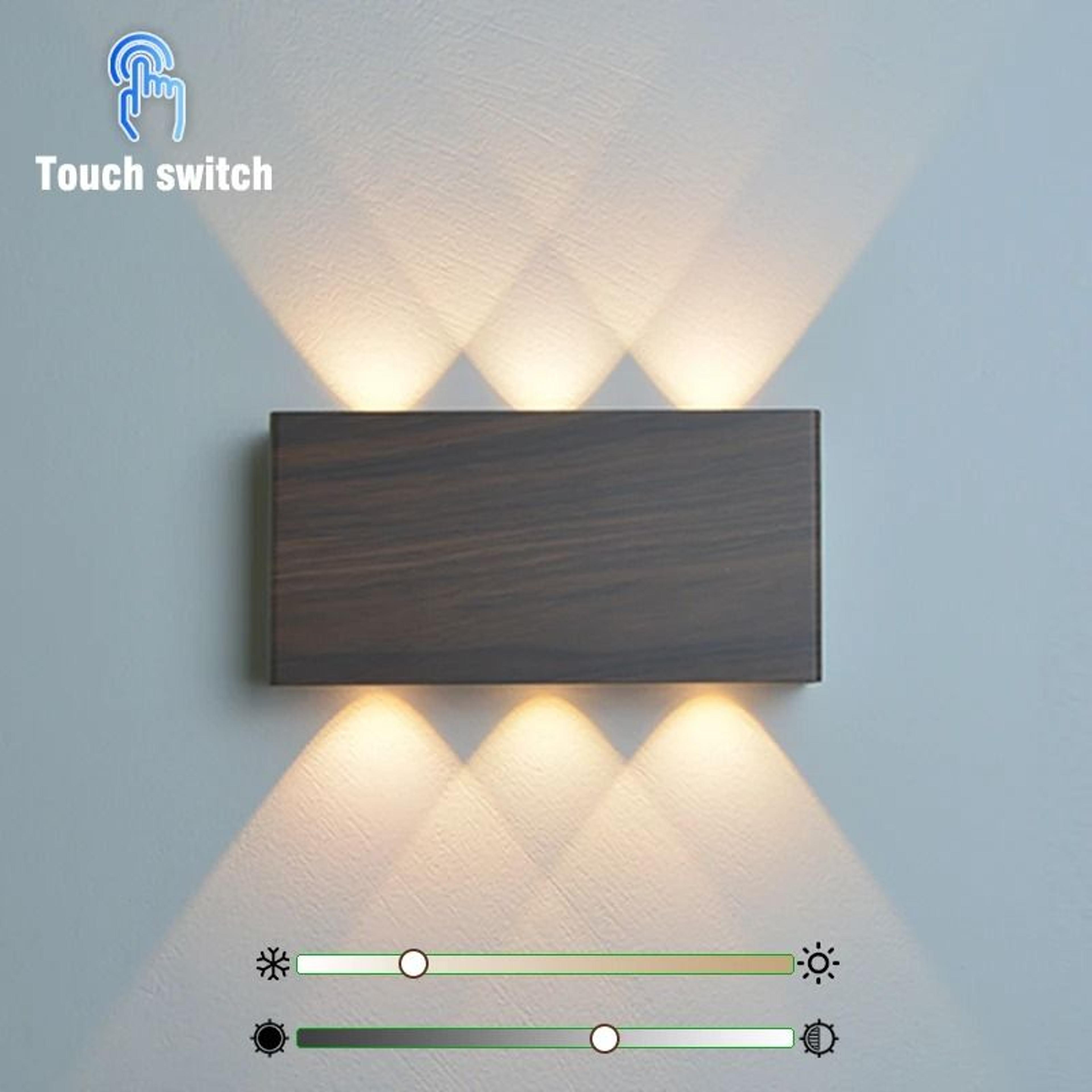 Rechargeable Touch Dimming Wall Lamp With Three Color Modes 3