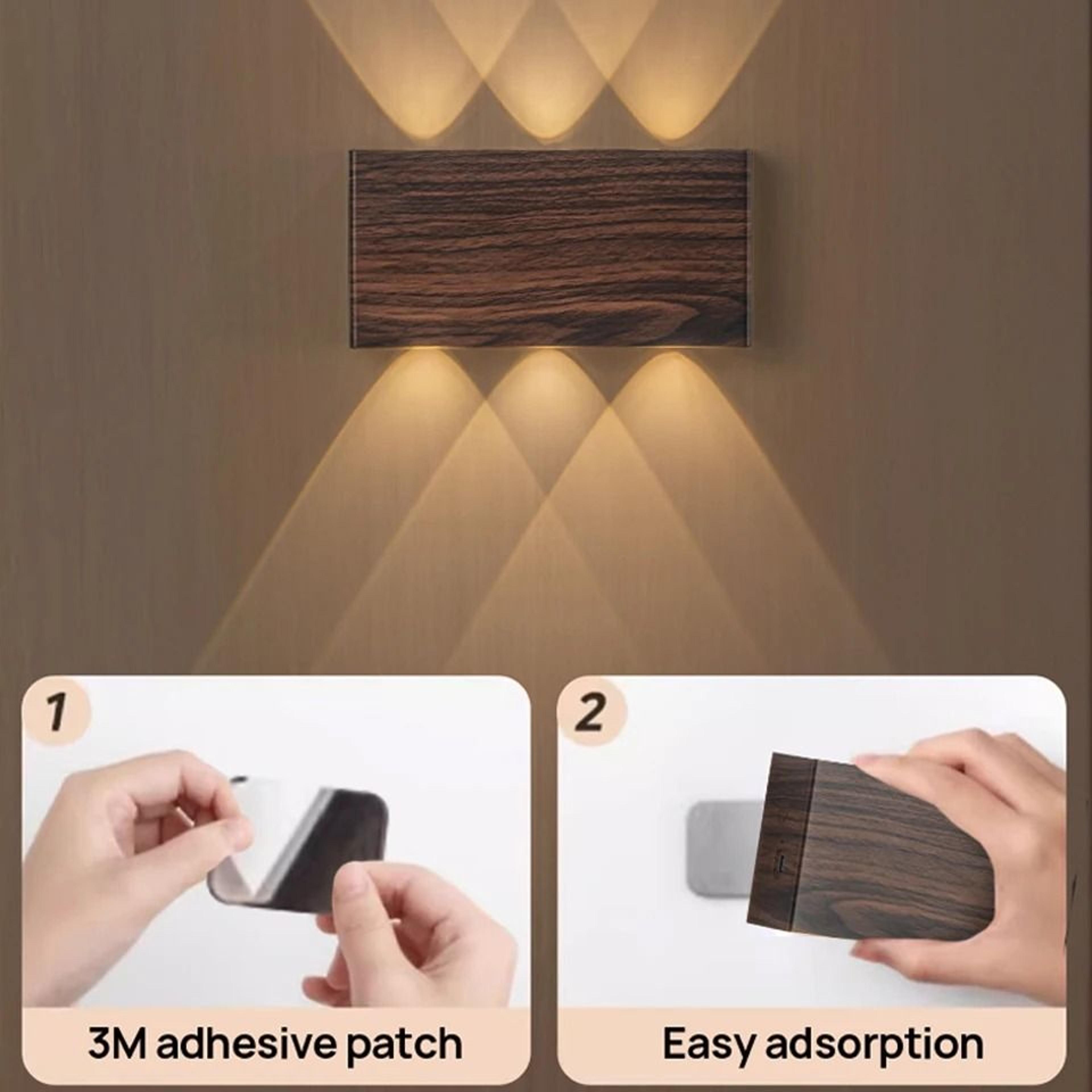 Rechargeable Touch Dimming Wall Lamp With Three Color Modes 16