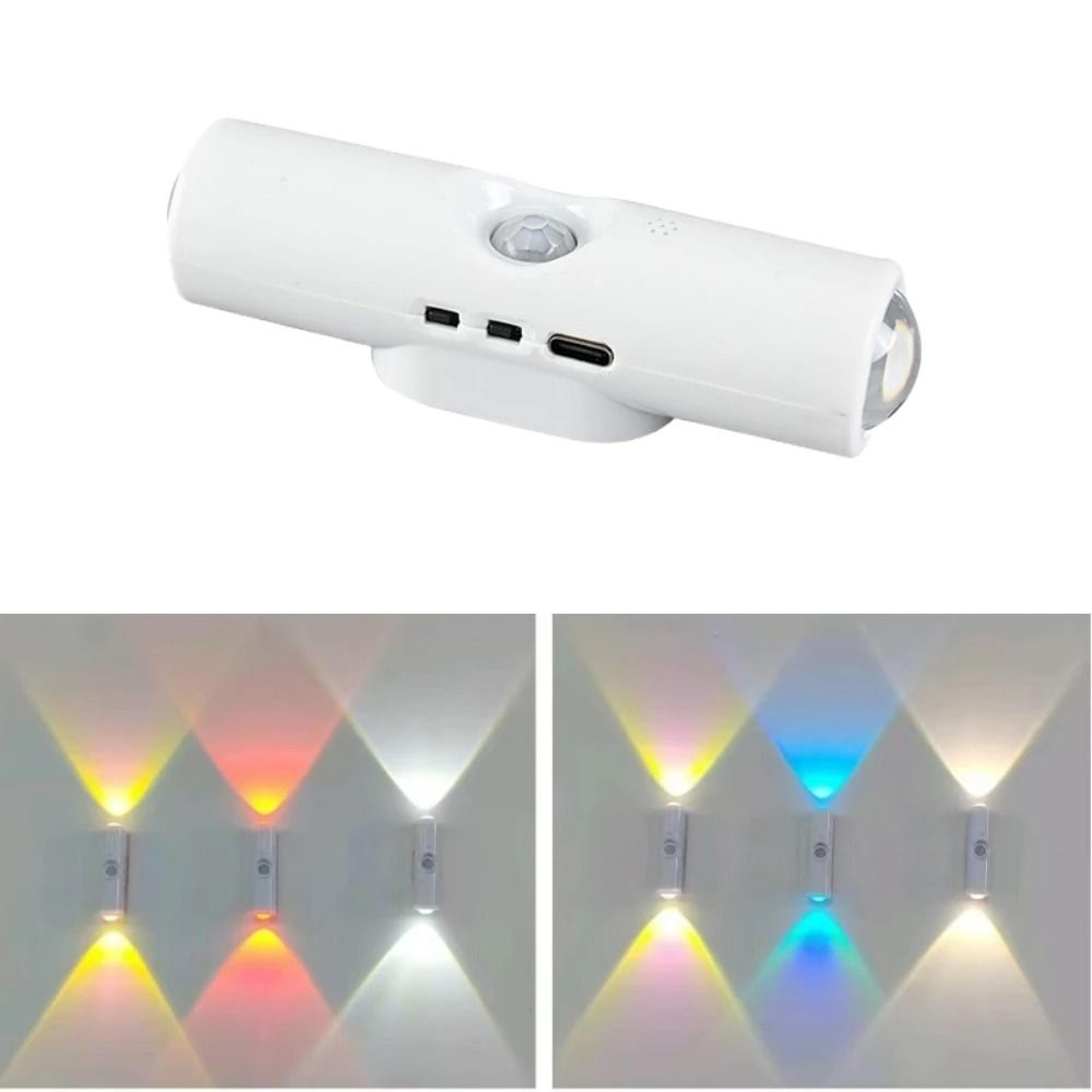 Dual Cat Eye Rechargeable Motion Sensor Wall Light 3