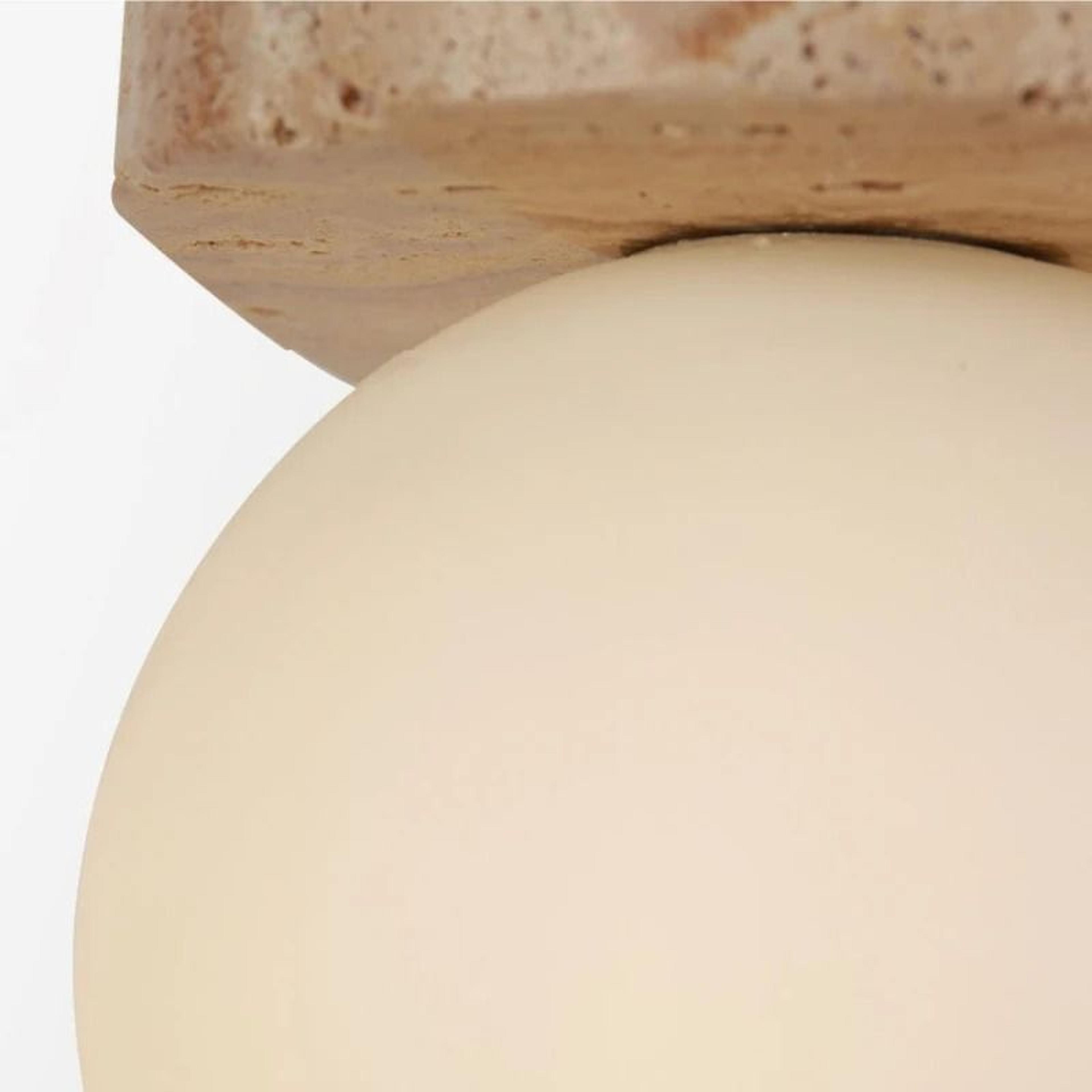 Solara Wabi Sabi Cave Stone Wall Lamp 2