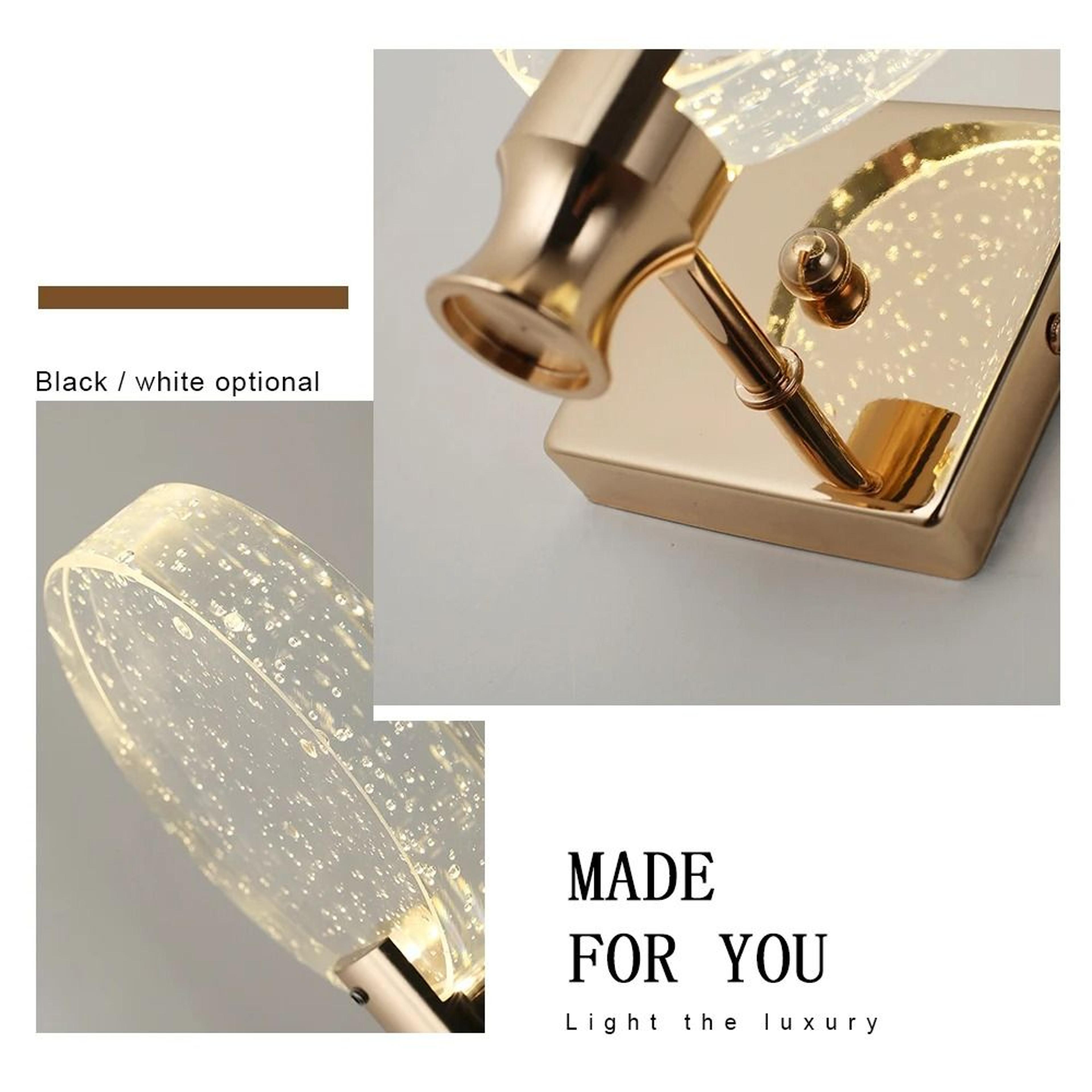 Celestia Modern Crystal LED Wall Sconce 7