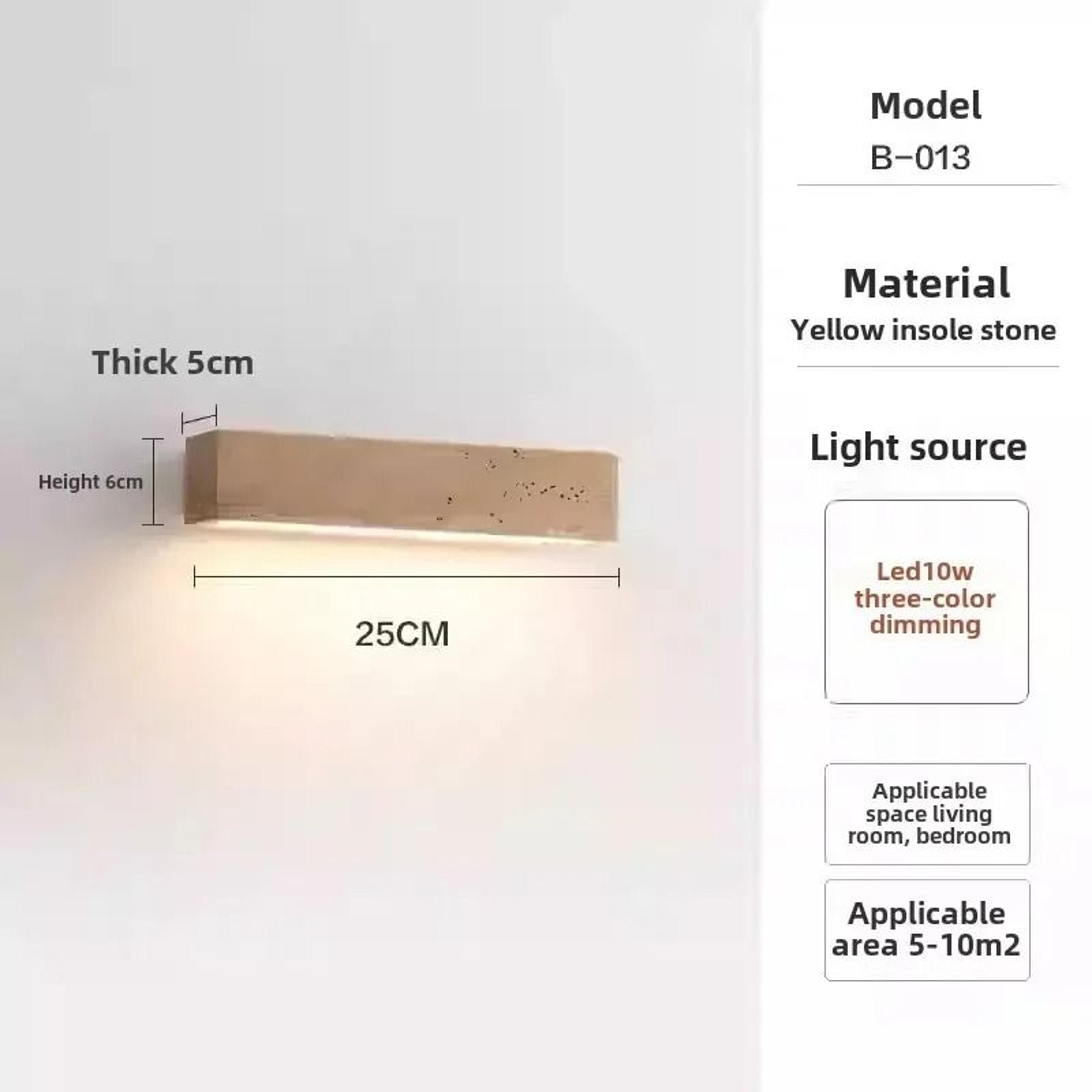 Aven Wabi Sabi Natural Stone Wall Sconce 1